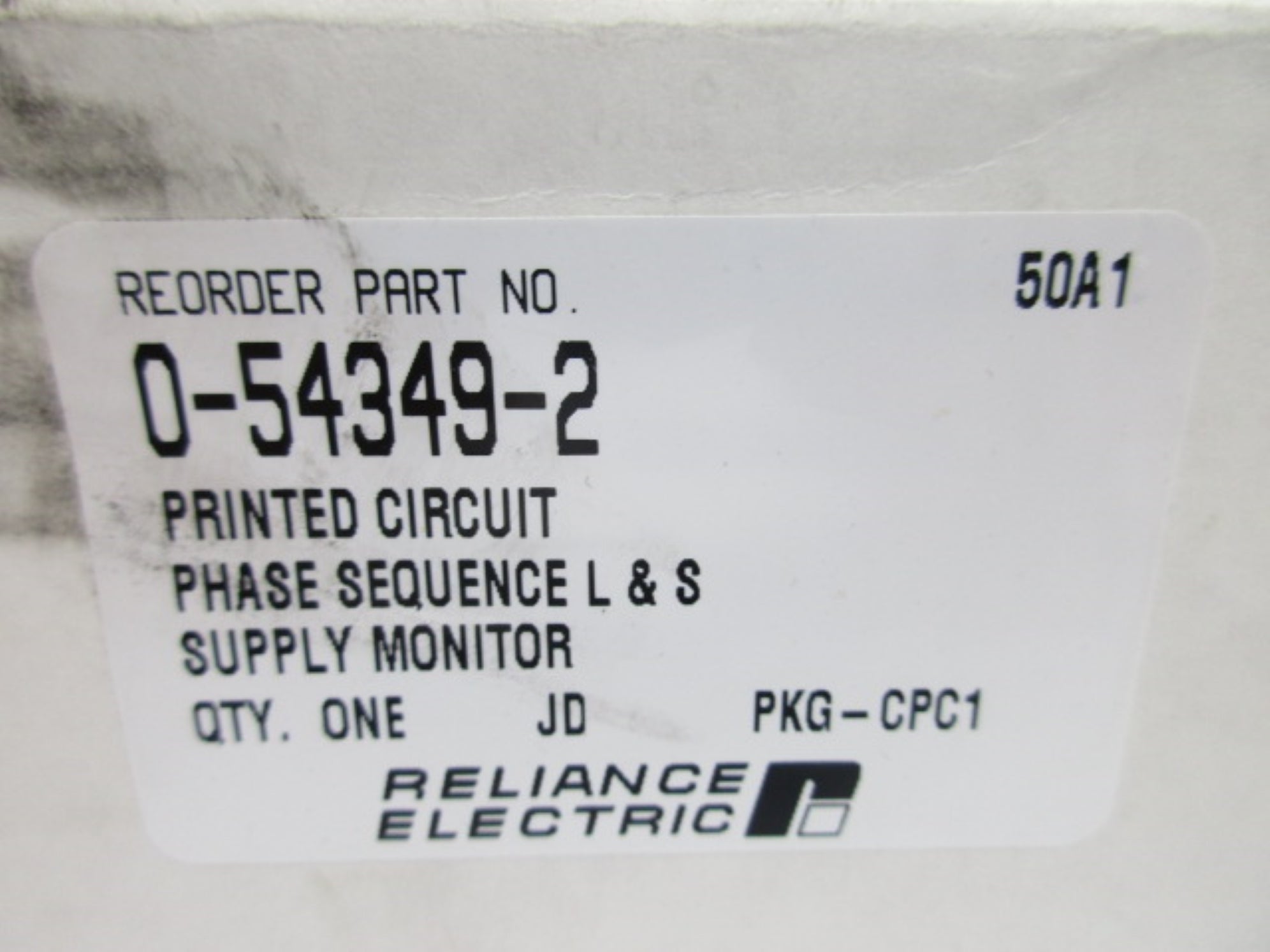 RELIANCE ELECTRIC 0-54349-2 NSMP