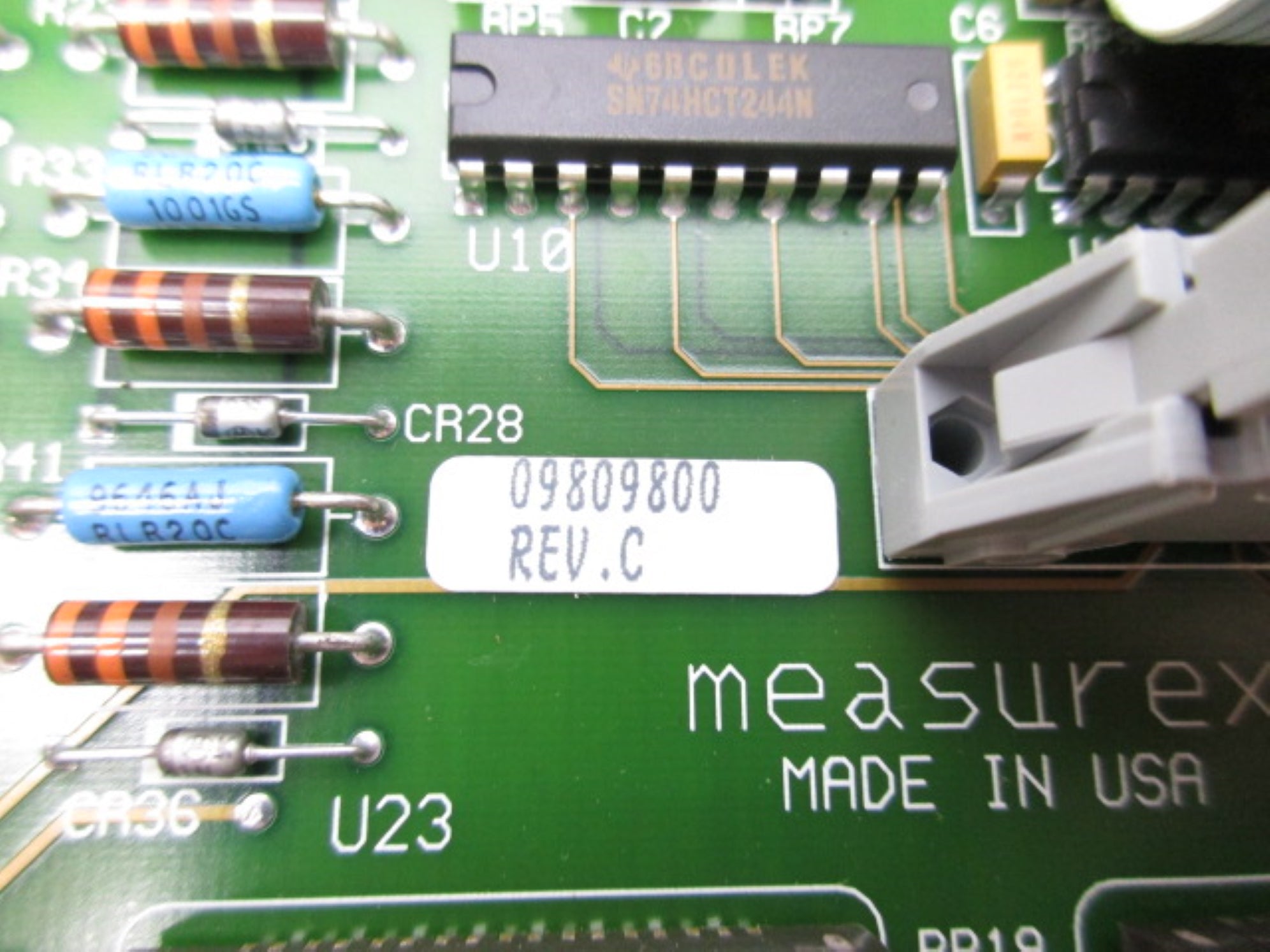 MEASUREX 09809800 REV. C UNMP