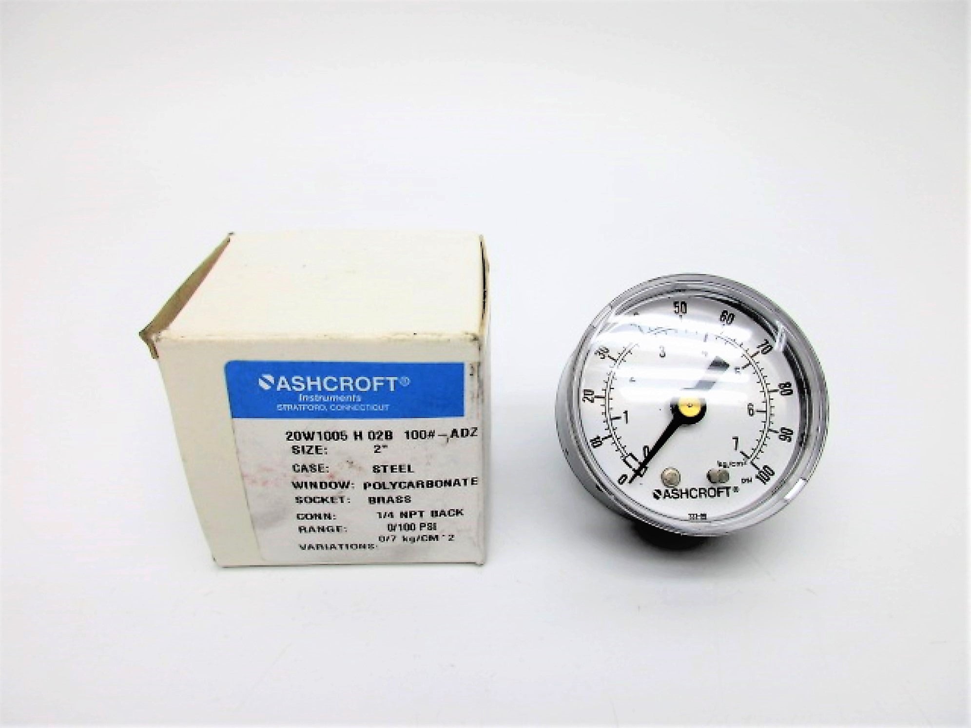 ASHCROFT 20W1005H02B-100#-ADZ NSMP