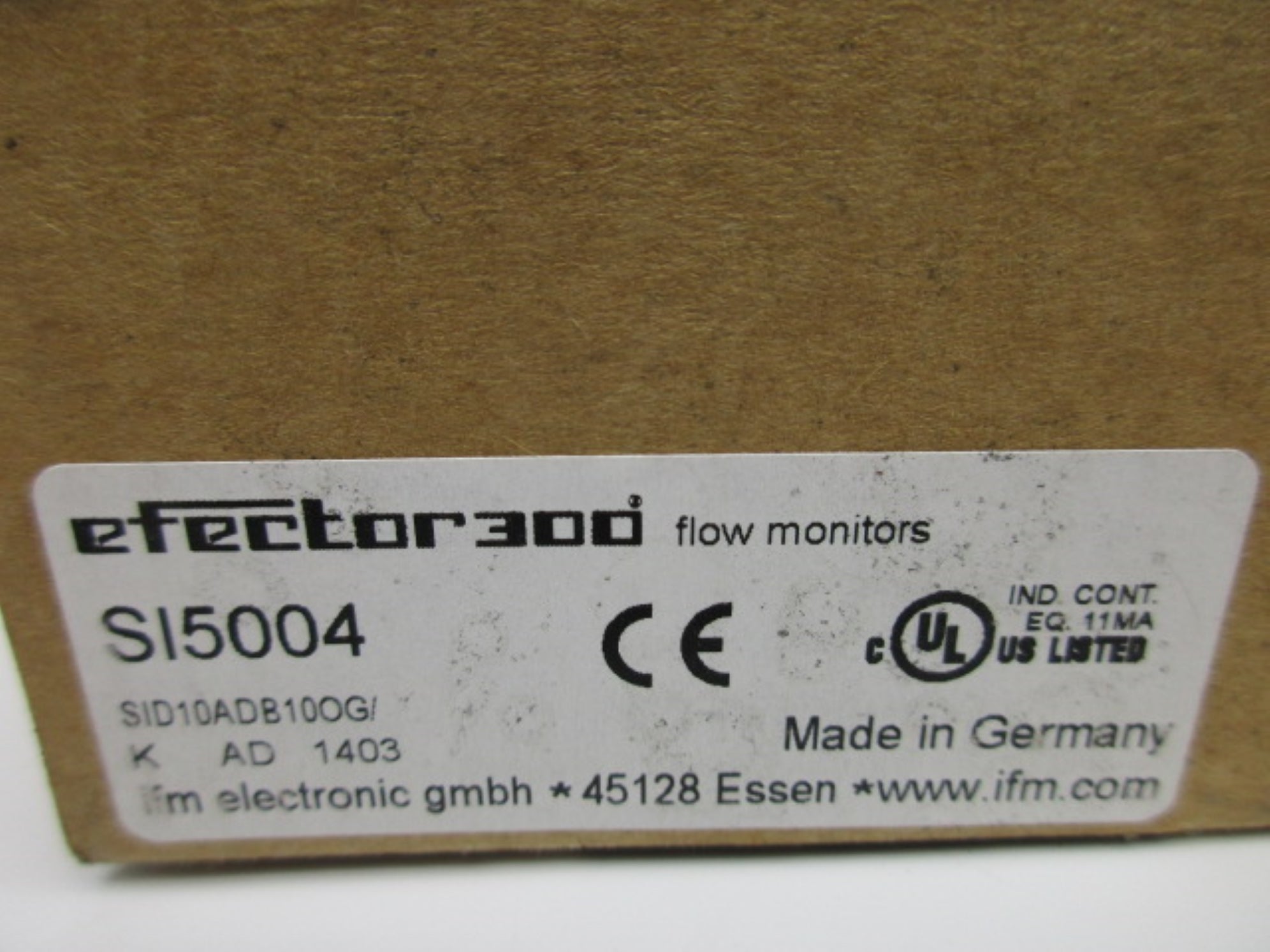 IFM EFECTOR SID10ADB10OG SI5004 19-36VDC NSMP