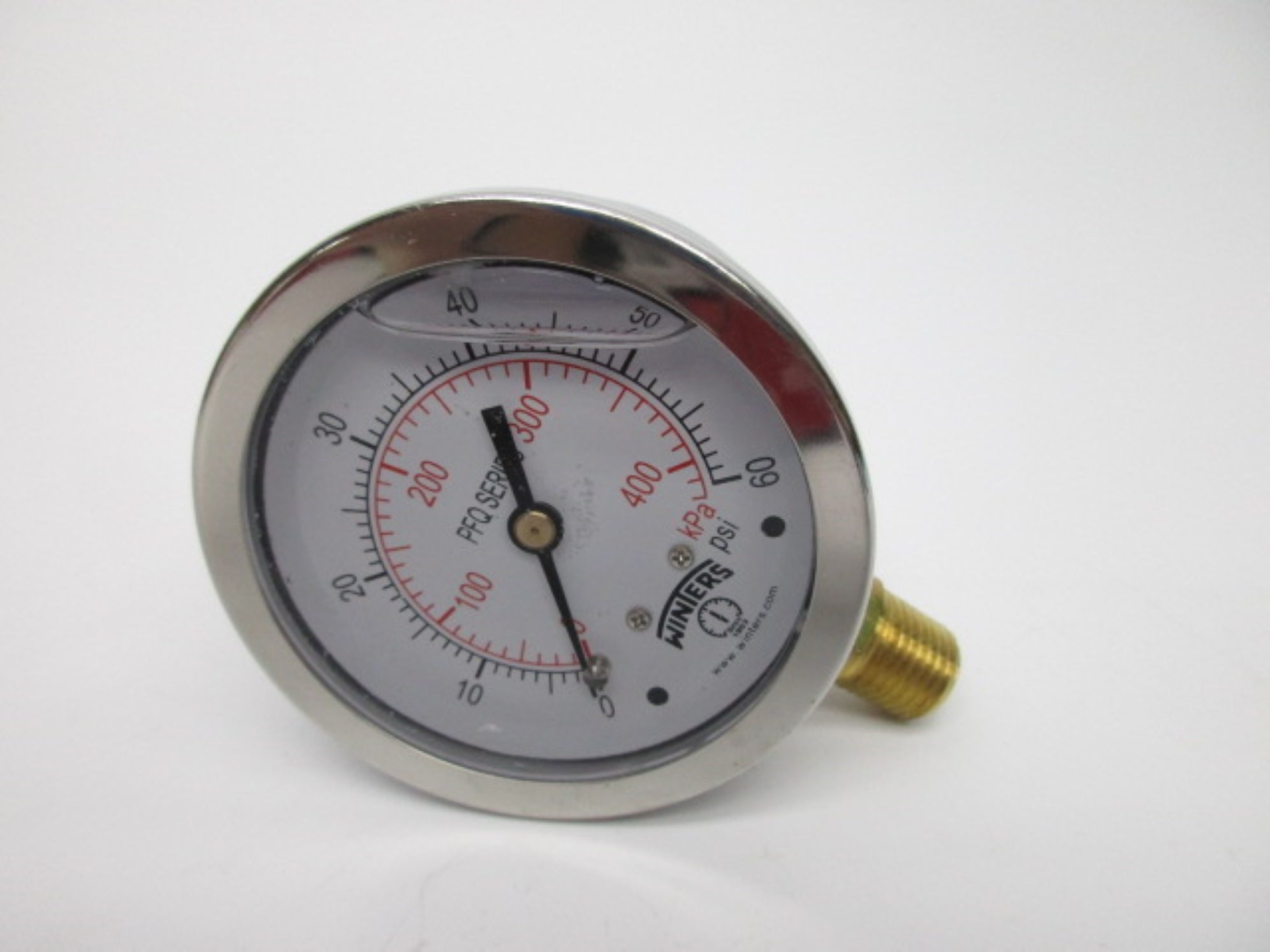 WINTERS PFQ803 0-60PSI 1/4" NSMP