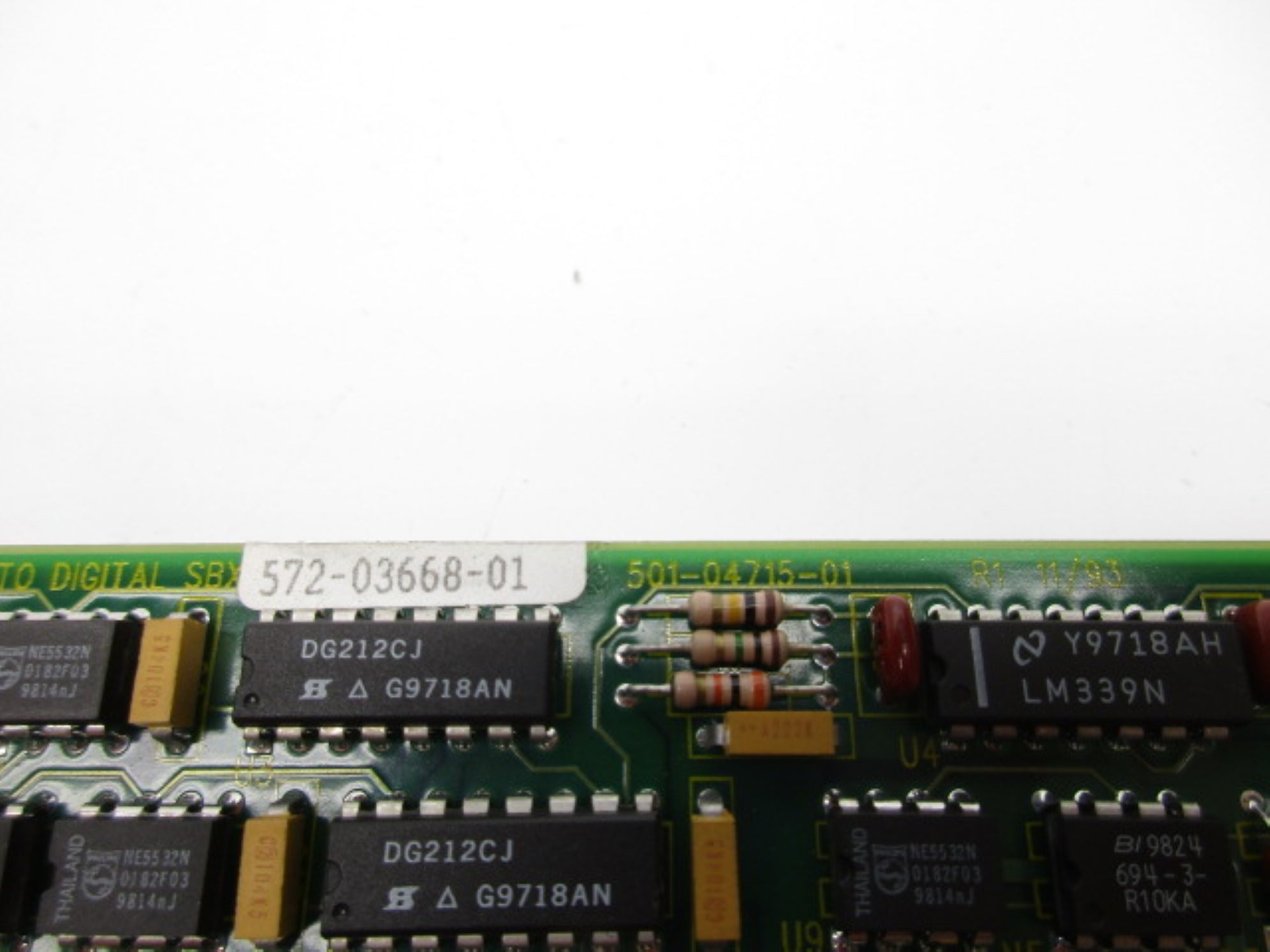 GIDDINGS & LEWIS SBX572-03668-01 501-04715-01 UNMP
