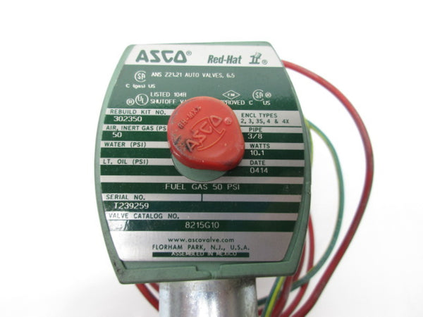 ASCO 8215G10 110/120V 50PSI 3/8" NSNP
