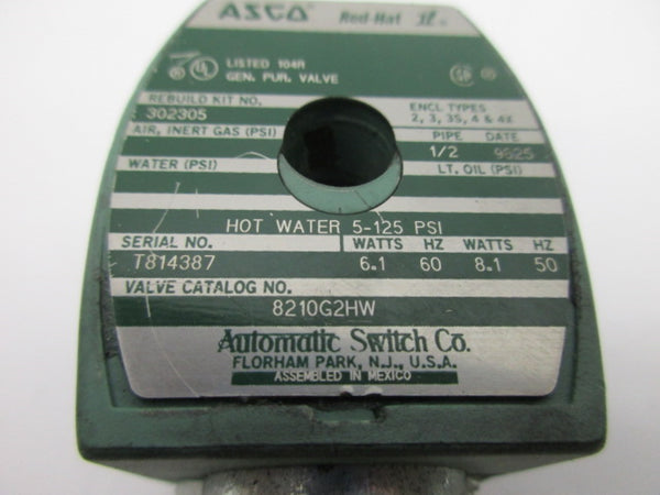 ASCO 8210G2HW 110/120V UNMP