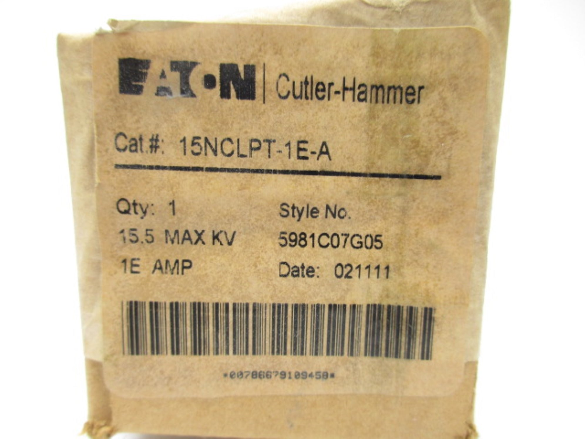CUTLER HAMMER 15NCLPT-1E-A NSFS