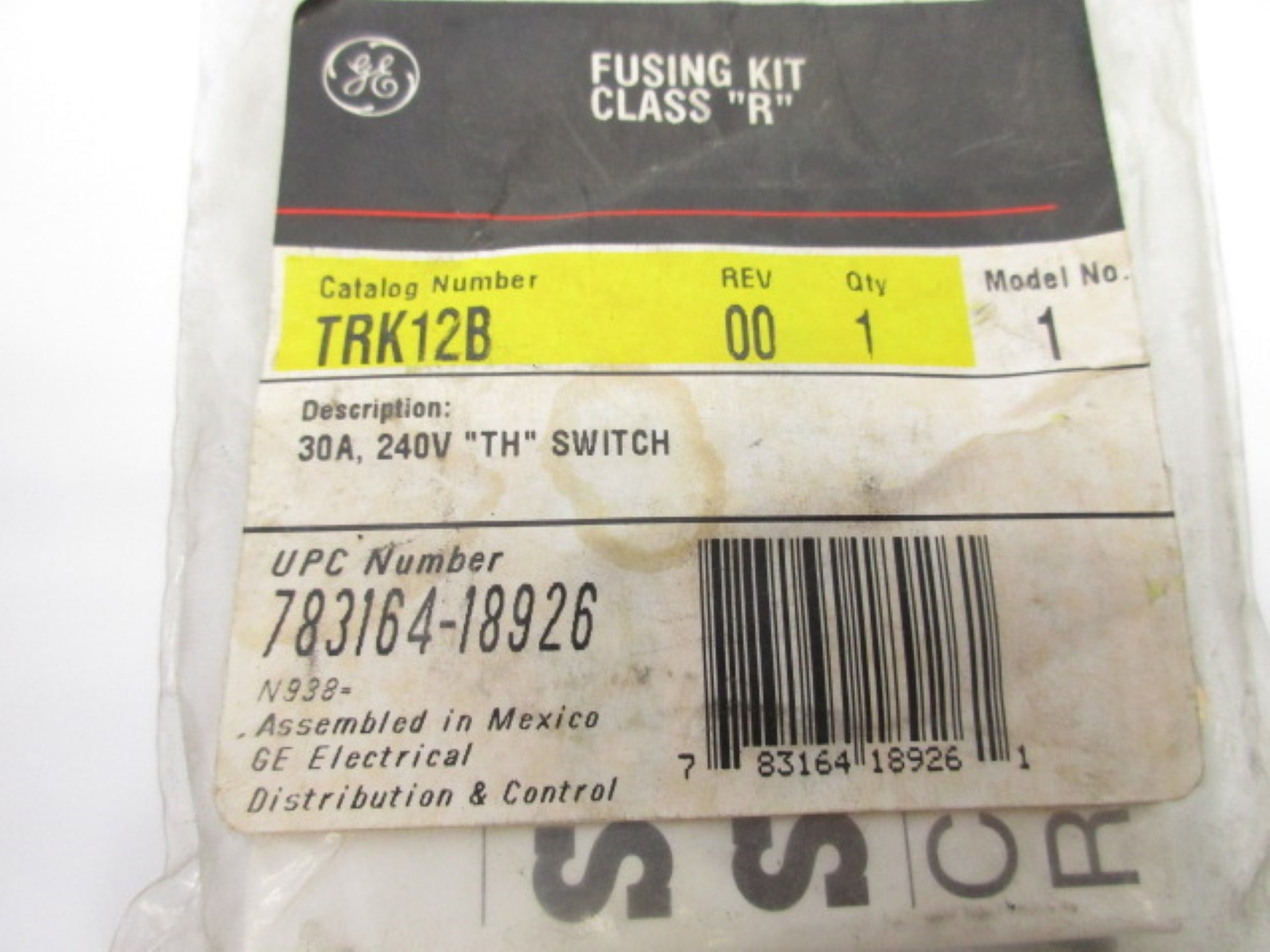 GENERAL ELECTRIC TRK12B NSMP