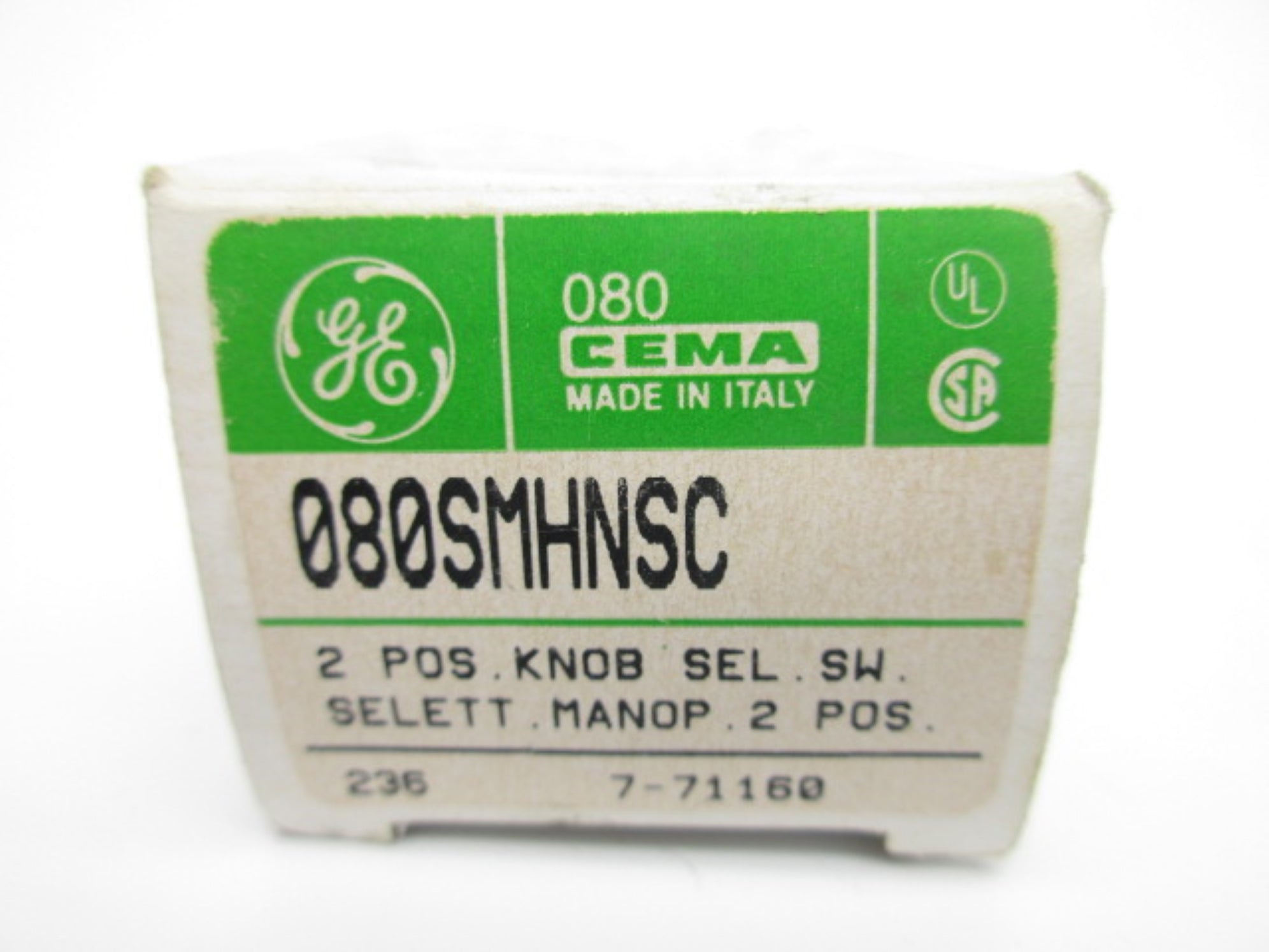 GENERAL ELECTRIC 080SMHNSC NSMP