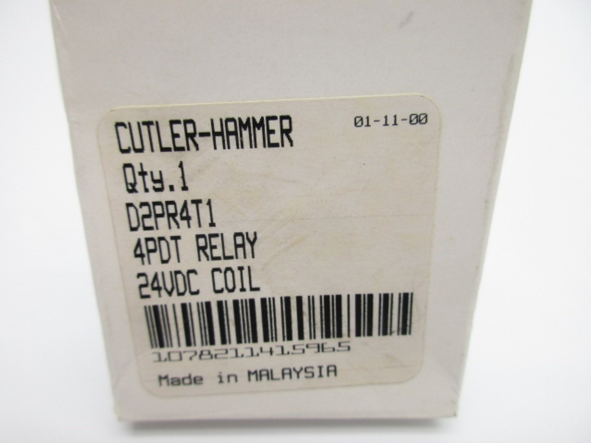 CUTLER HAMMER D2PR4T1 24VDC NSMP
