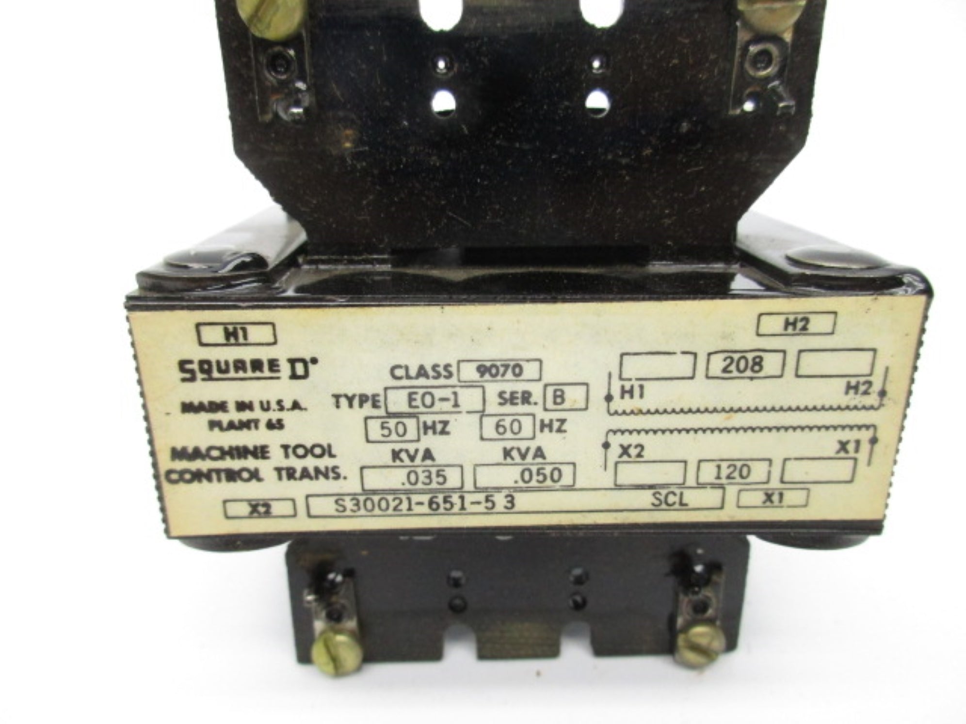 SQUARE D 9070EO1 SER. B 208V UNMP