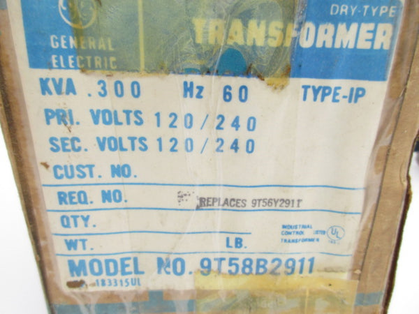 GENERAL ELECTRIC 9T58B2911 NSMP