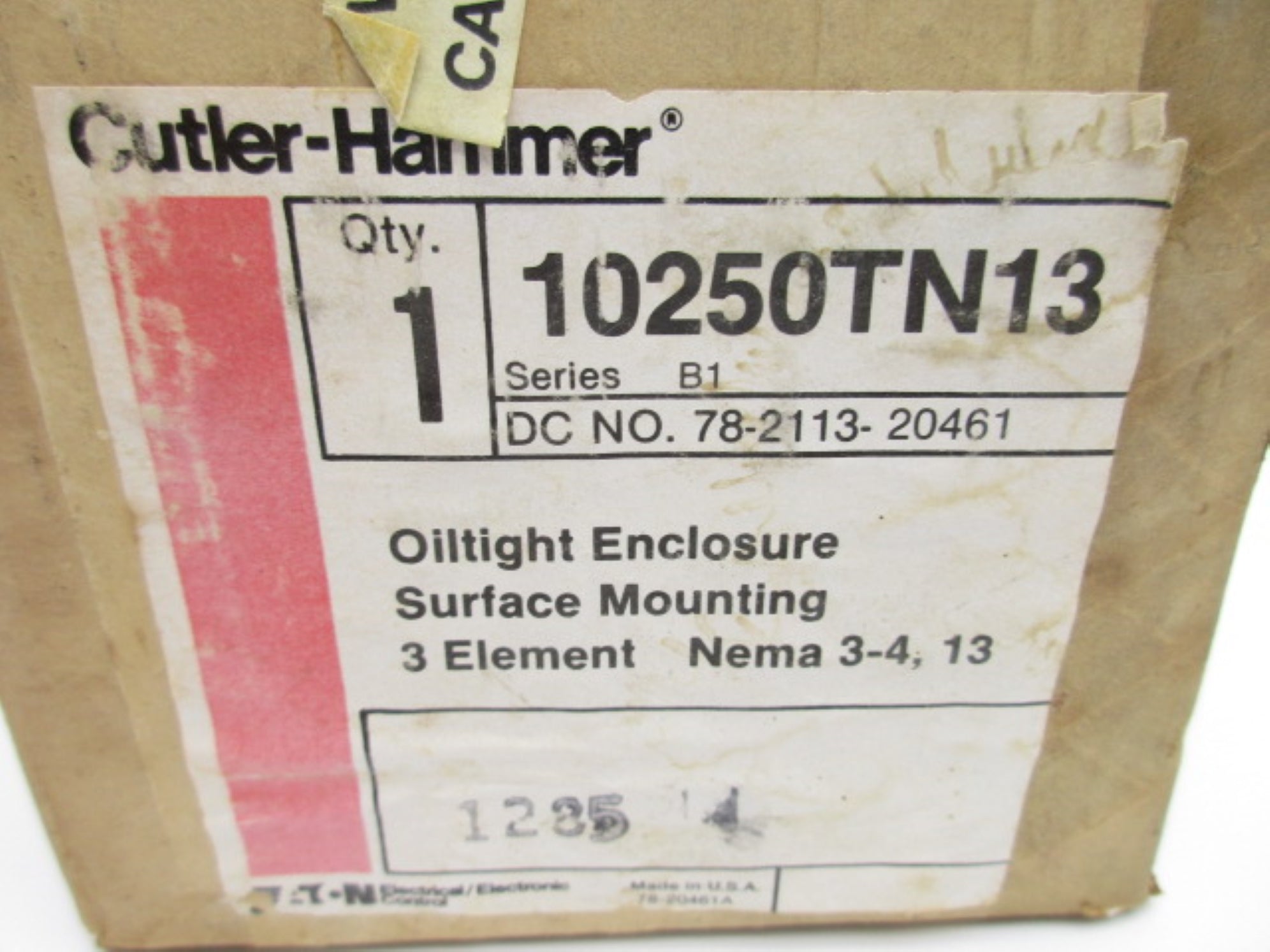 CUTLER HAMMER 10250TN13 SER. B1 NSFS