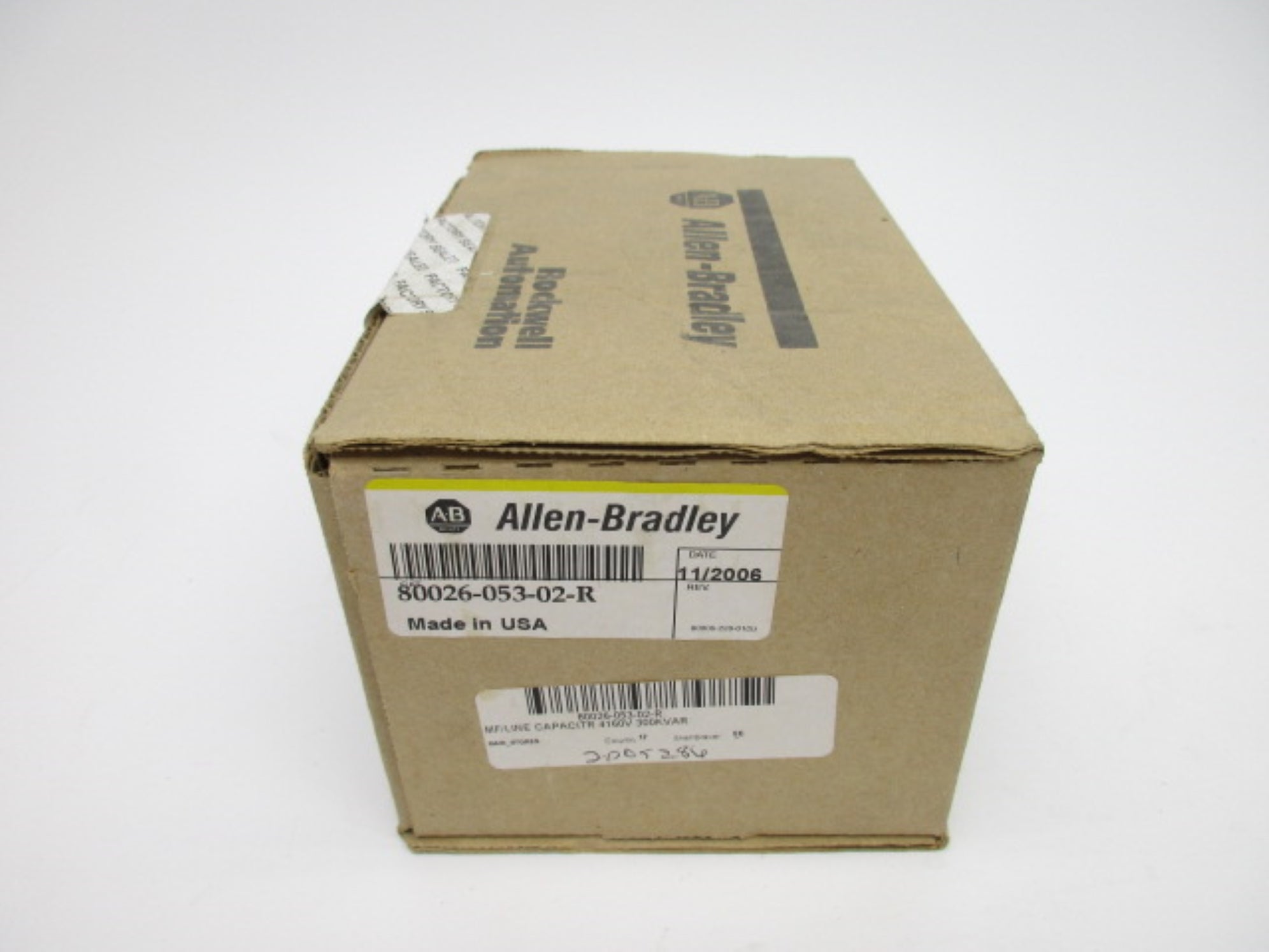INDUSTRIAL SPARE PART 80026-053-02-R DATE: 2006 (BR/YL) NSFS
