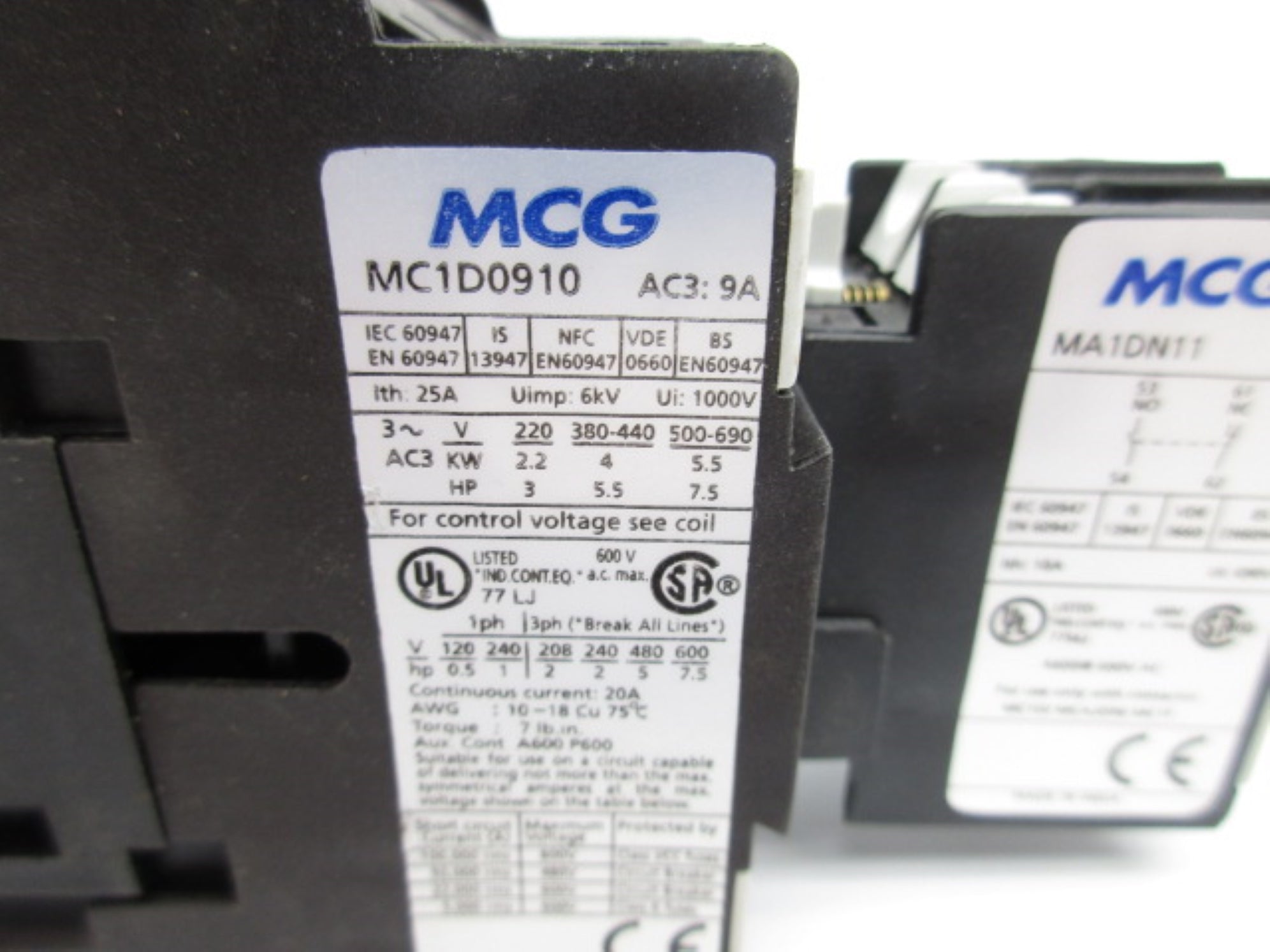 MCG MC1D0910 MA1DN11 600V NSNP