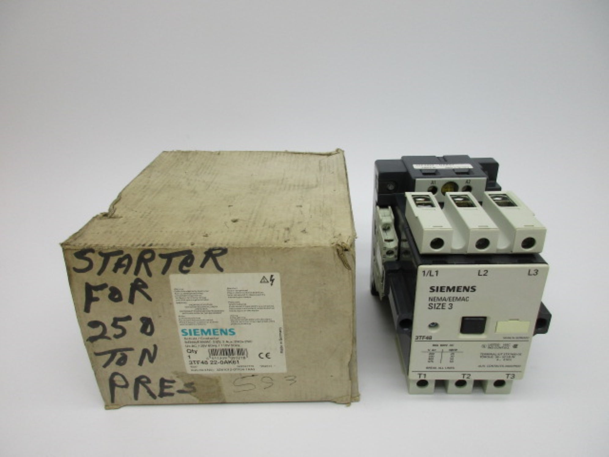 SIEMENS 3TF4822-0AK61 120V NSMP