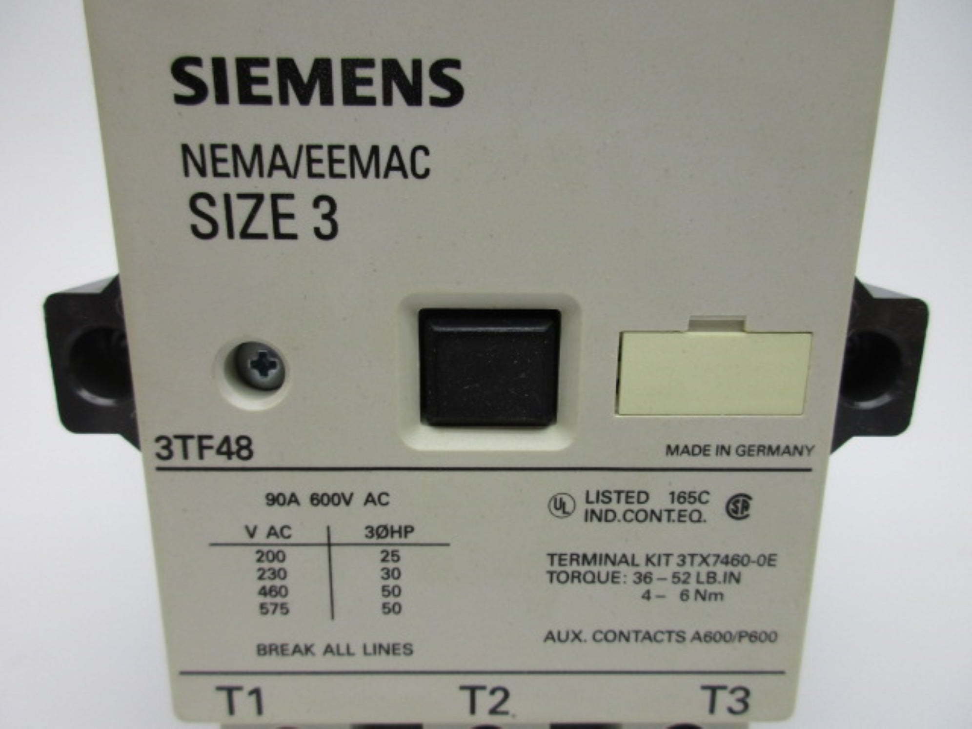 SIEMENS 3TF4822-0AK61 120V NSMP