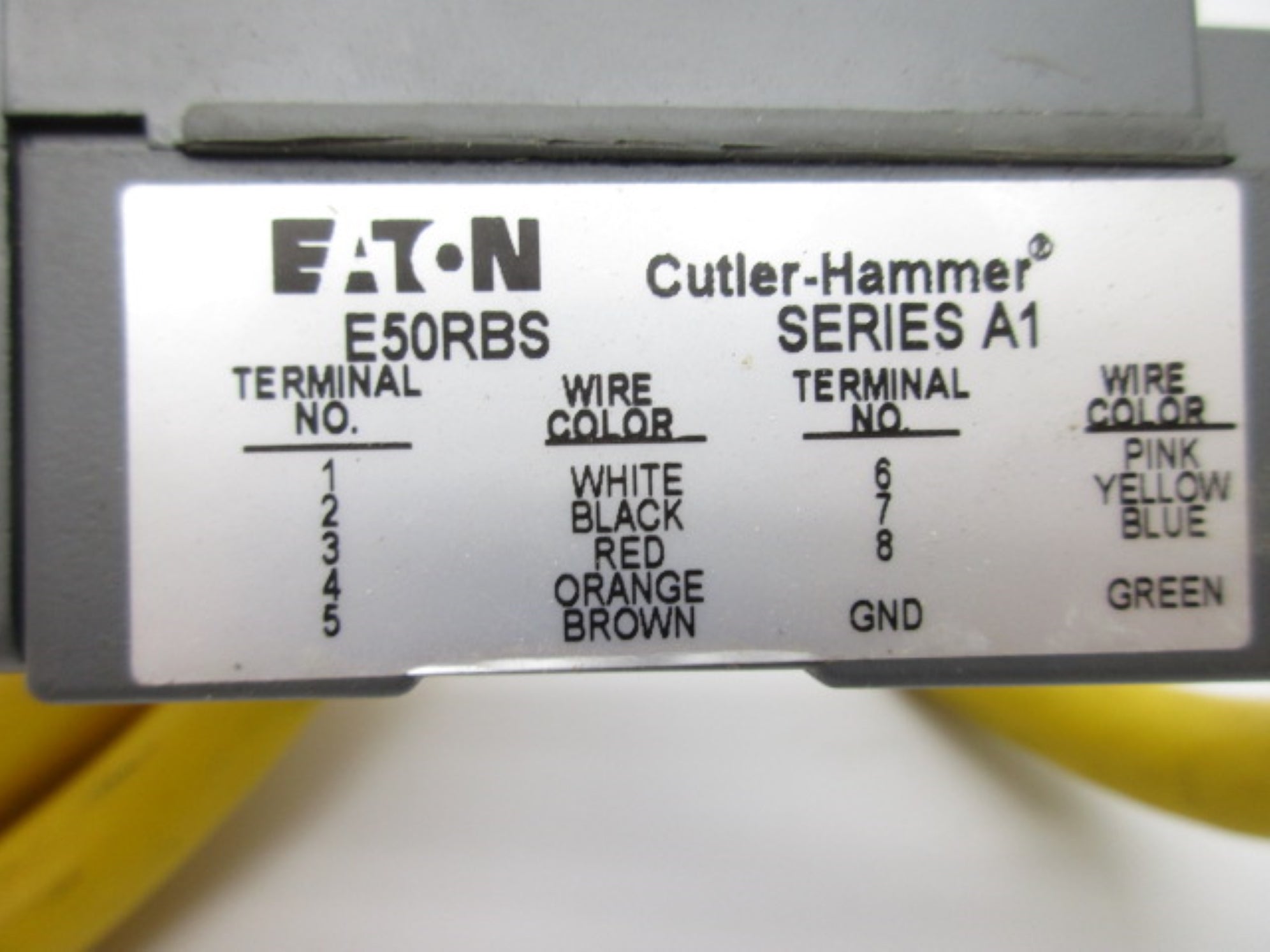 CUTLER HAMMER E50RBS SER. A1 UNMP