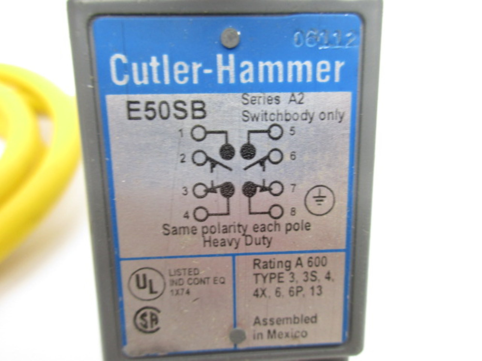 CUTLER HAMMER E50RBS SER. A1 UNMP