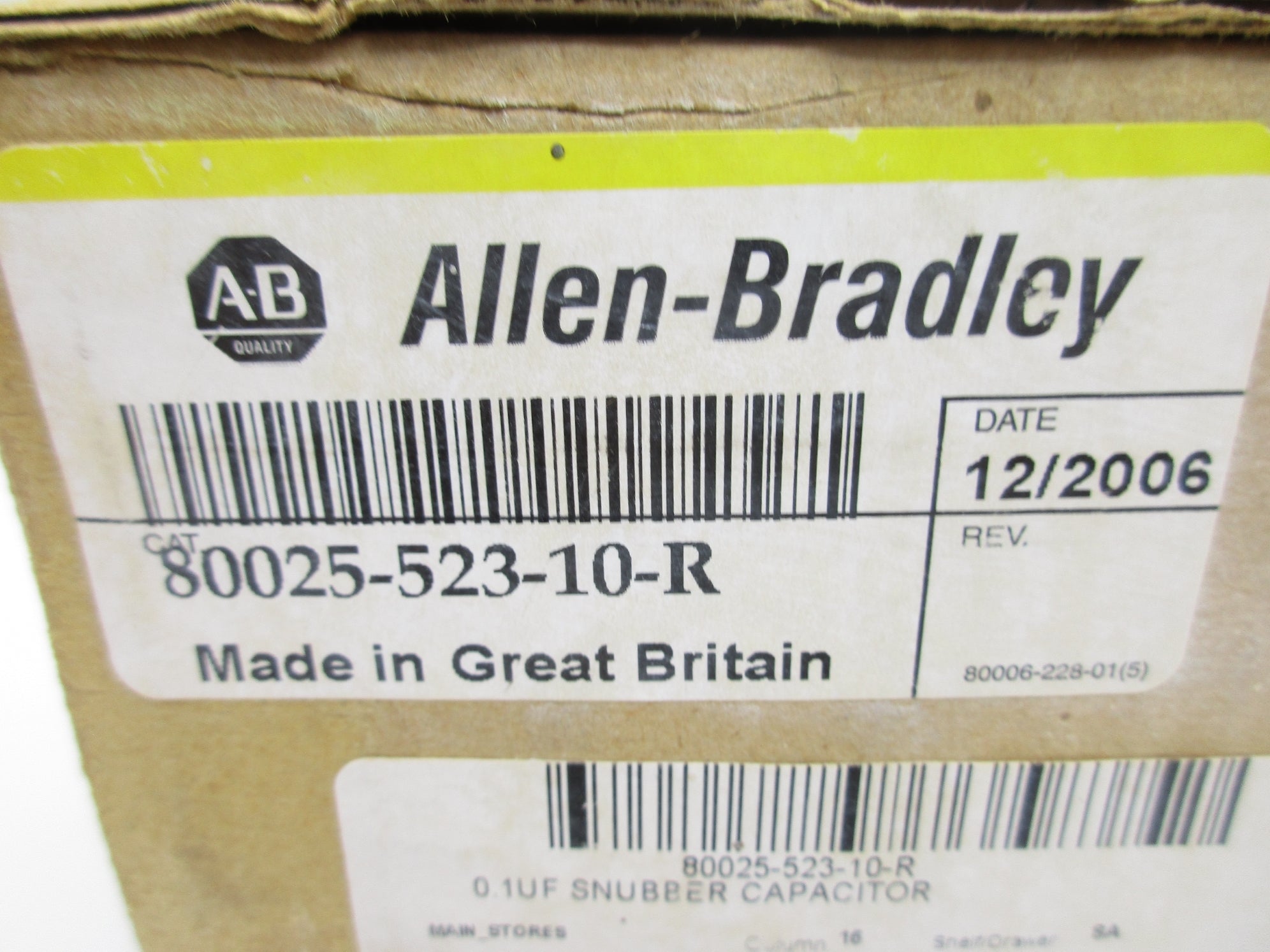 INDUSTRIAL SPARE PART 80025-523-10-R NSMP