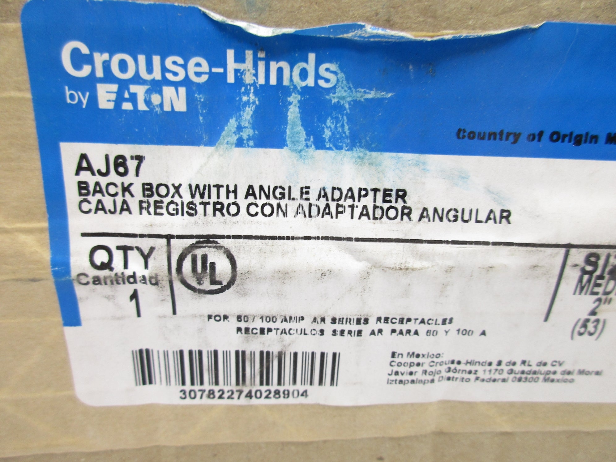 CROUSE HINDS AJ67 NSMP