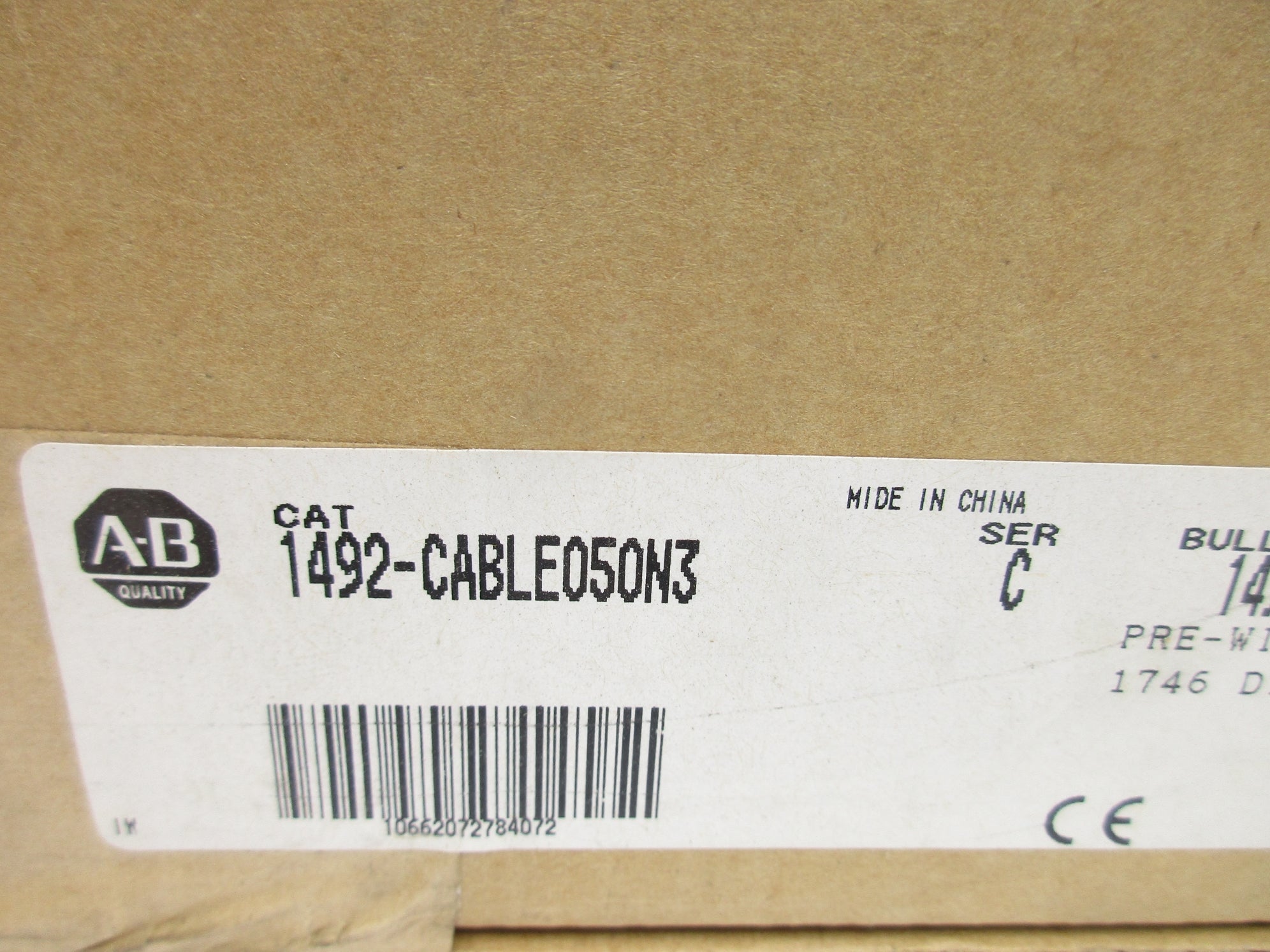 ALLEN BRADLEY 1492-CABLE050N3 SER. C (BR/WH) NSFS