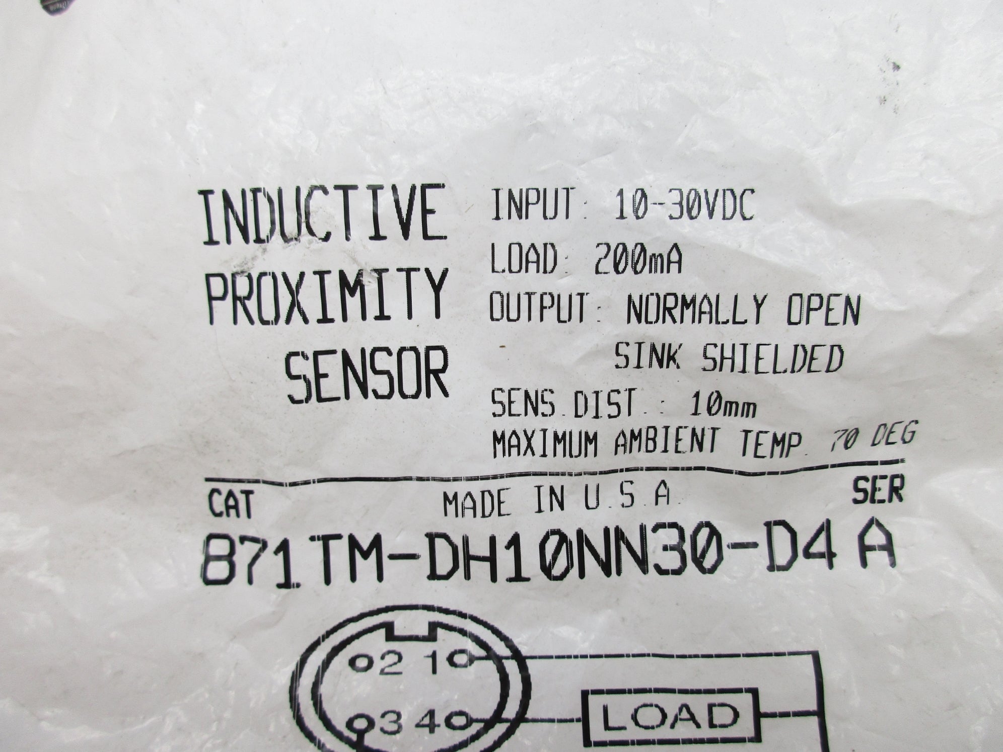 ALLEN BRADLEY 871TM-DH10NN30-D4 SER. A NSMP