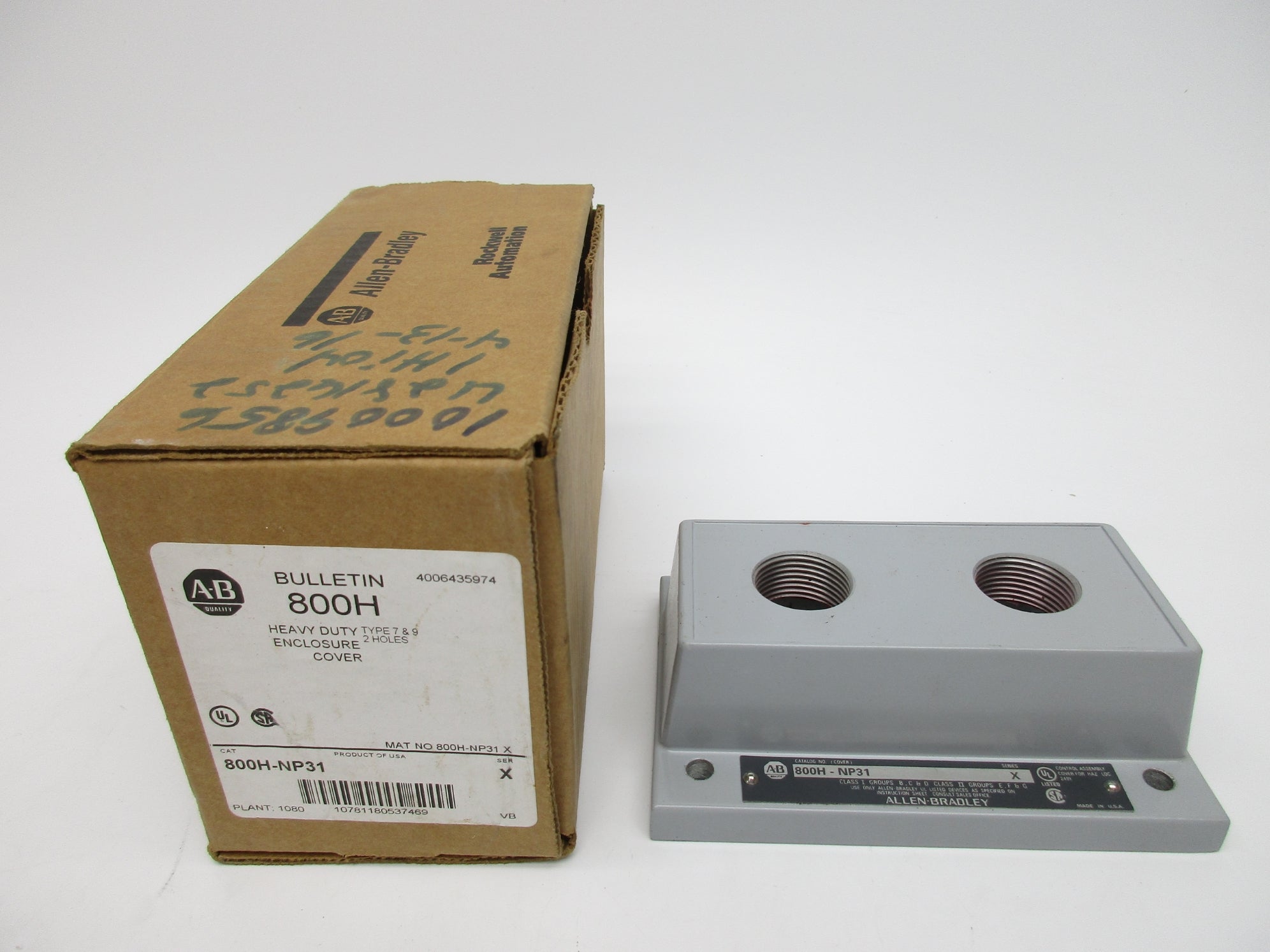 ALLEN BRADLEY 800H-NP31 SER. X (BR/WH) NSMP