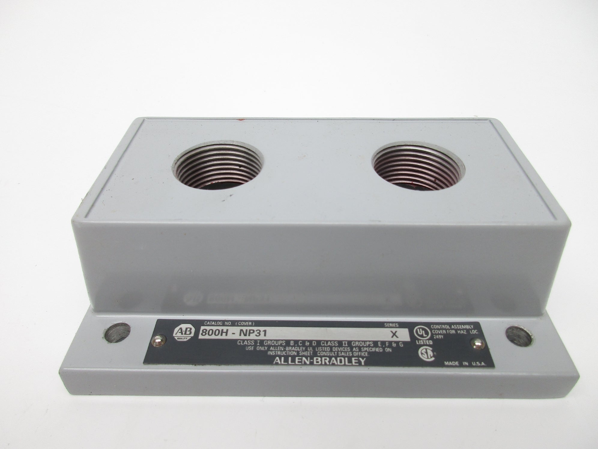 ALLEN BRADLEY 800H-NP31 SER. X (BR/WH) NSMP