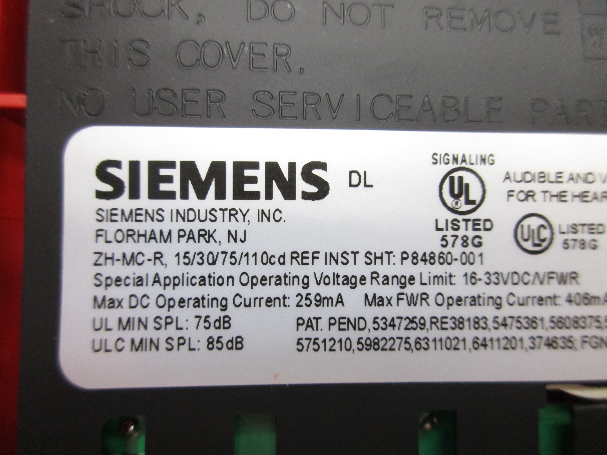 SIEMENS ZH-MC-R NSNP