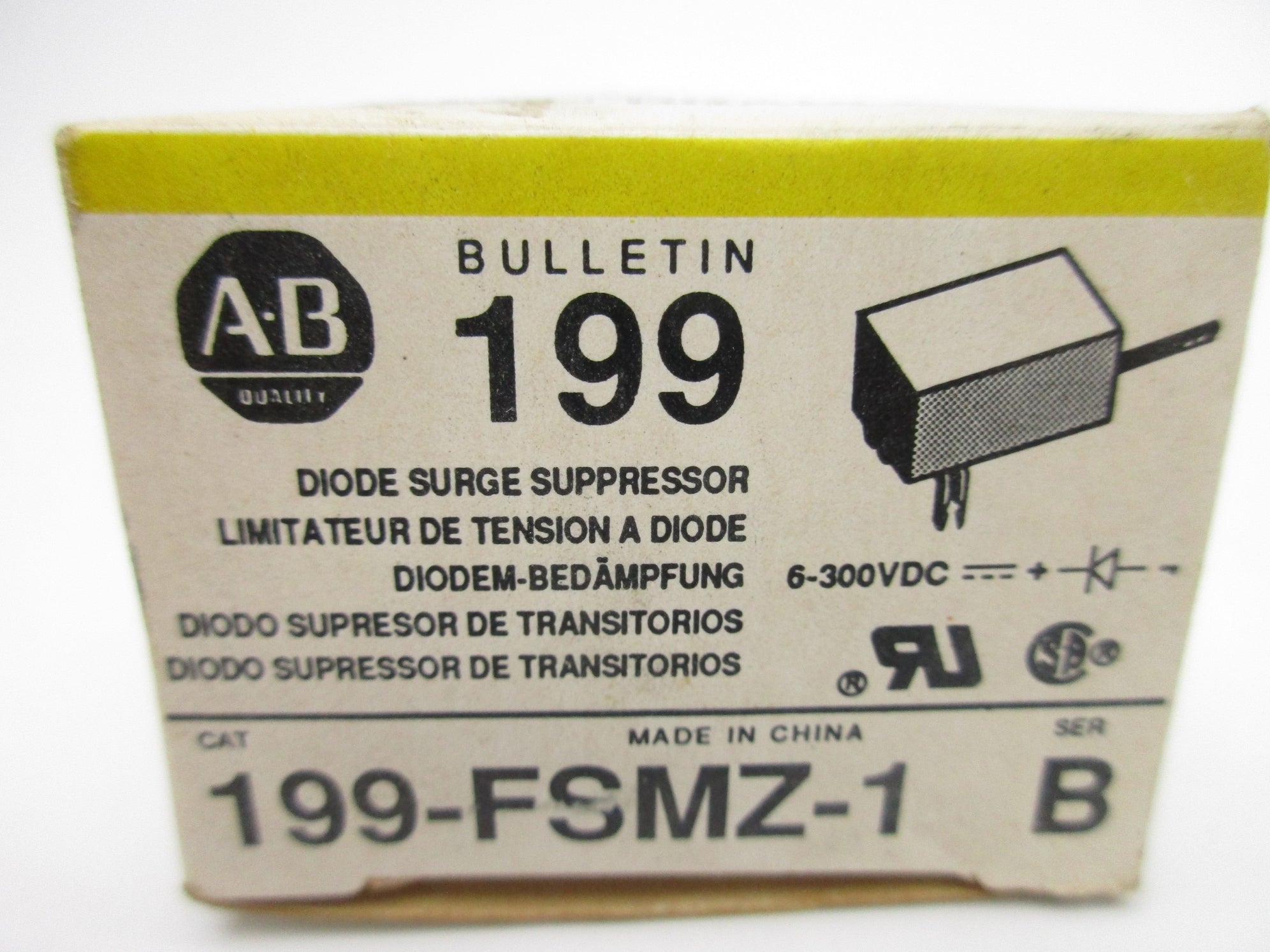 ALLEN BRADLEY 199-FSMZ-1 SER. B (WH/YL) NSMP
