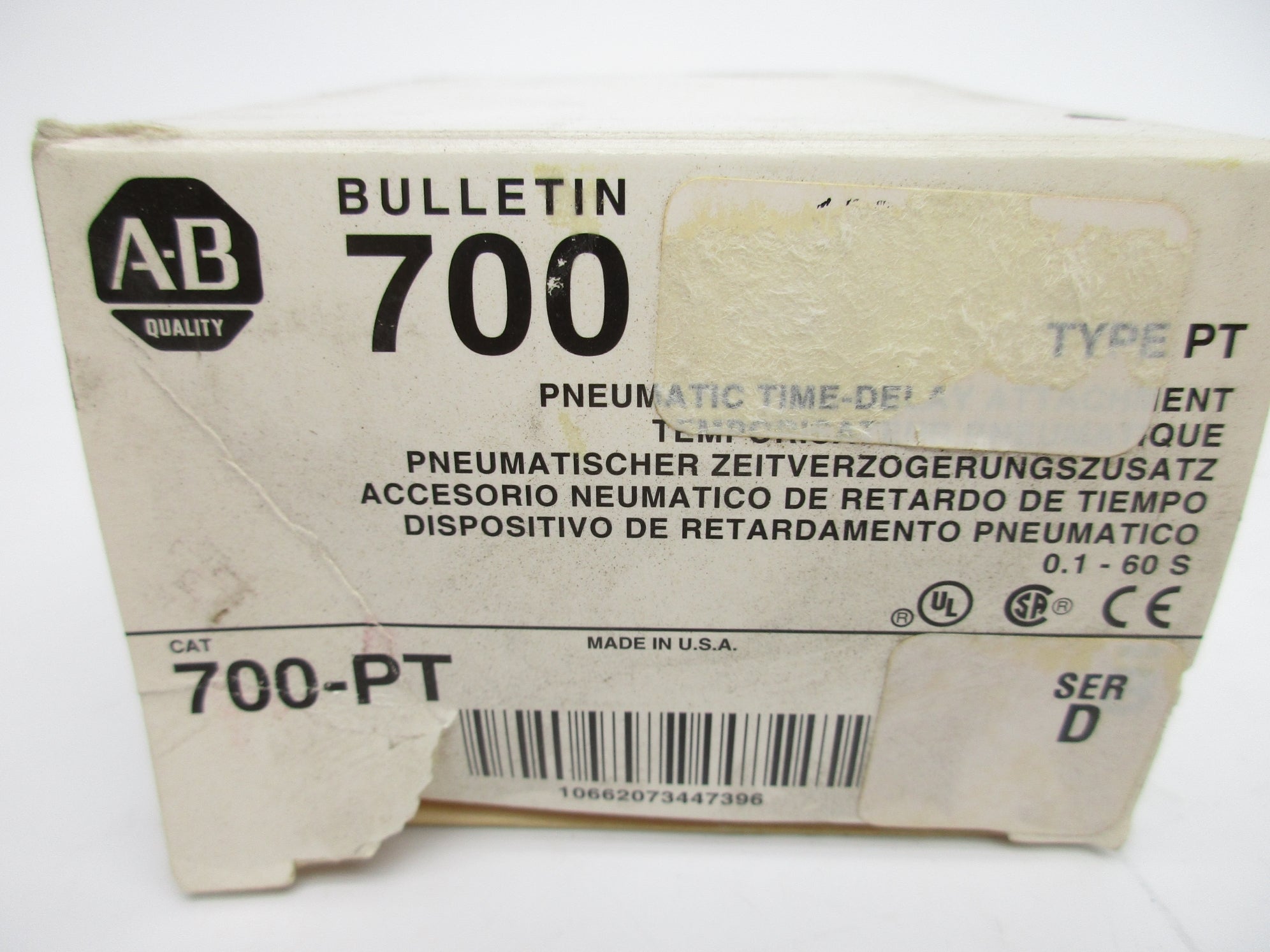 ALLEN BRADLEY 700-PT SER. D (WH) NSMP