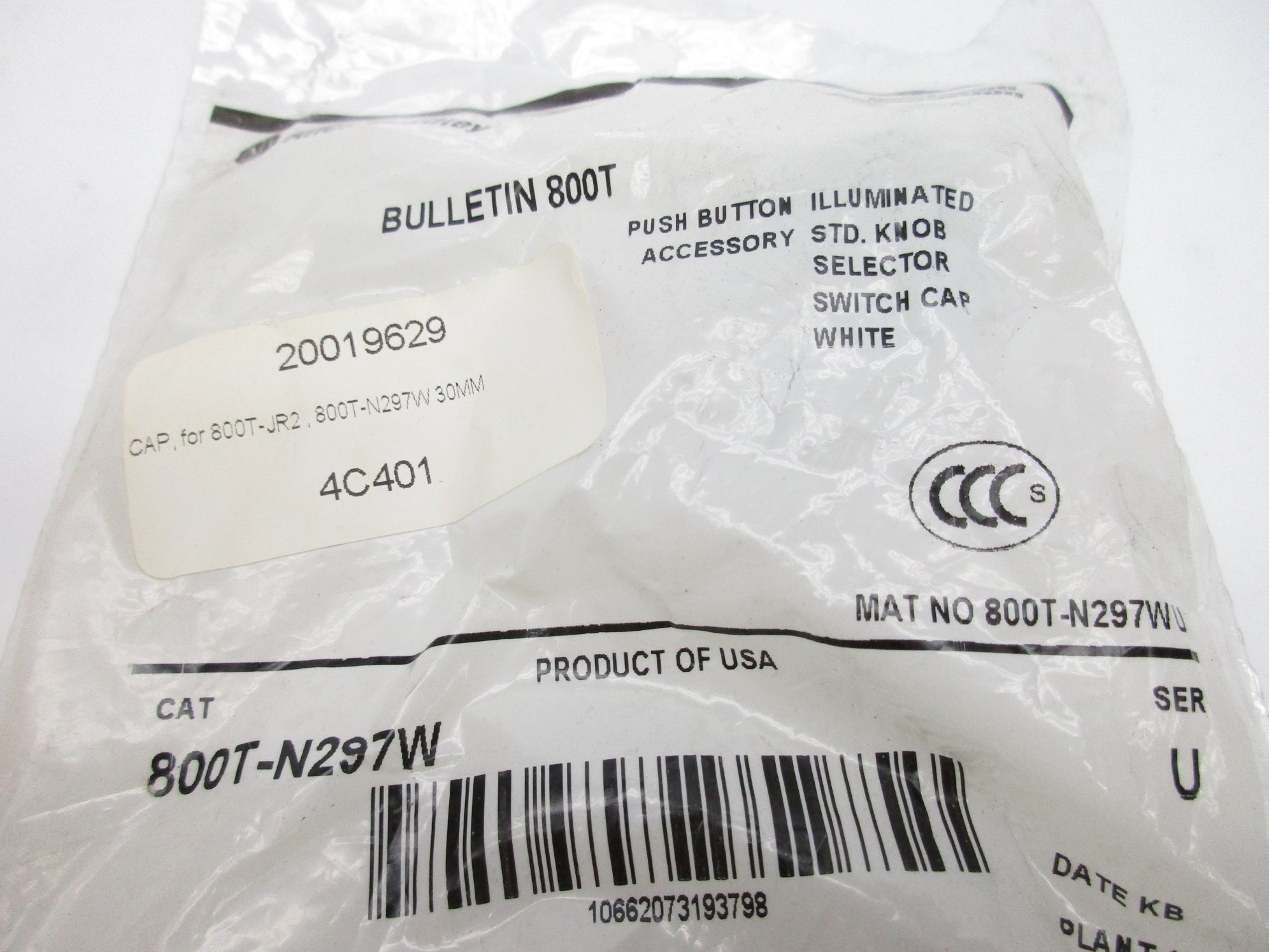 INDUSTRIAL SPARE PART 800T-N297W SER. U NSMP
