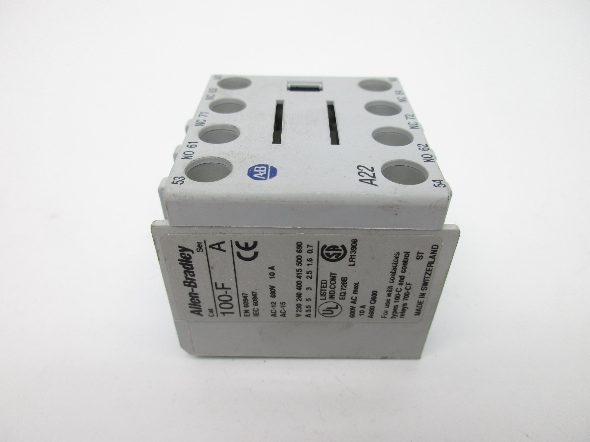 ALLEN BRADLEY 100-F SER. A NSNP