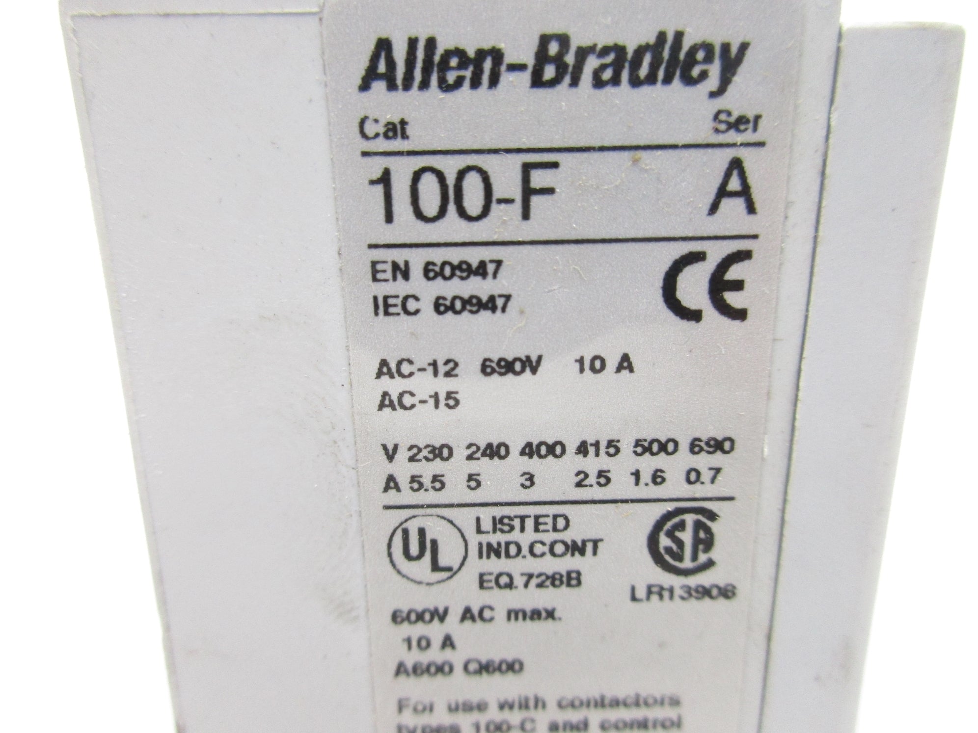 ALLEN BRADLEY 100-F SER. A NSNP