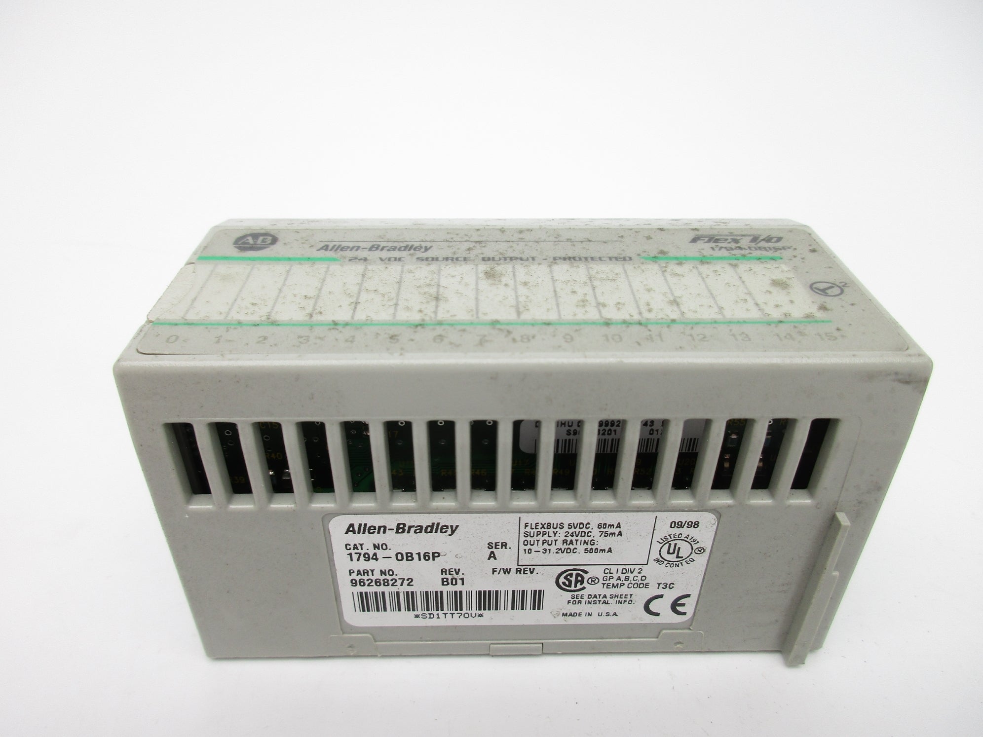 ALLEN BRADLEY 1794-OB16P SER. A 10-31.2VDC UNMP