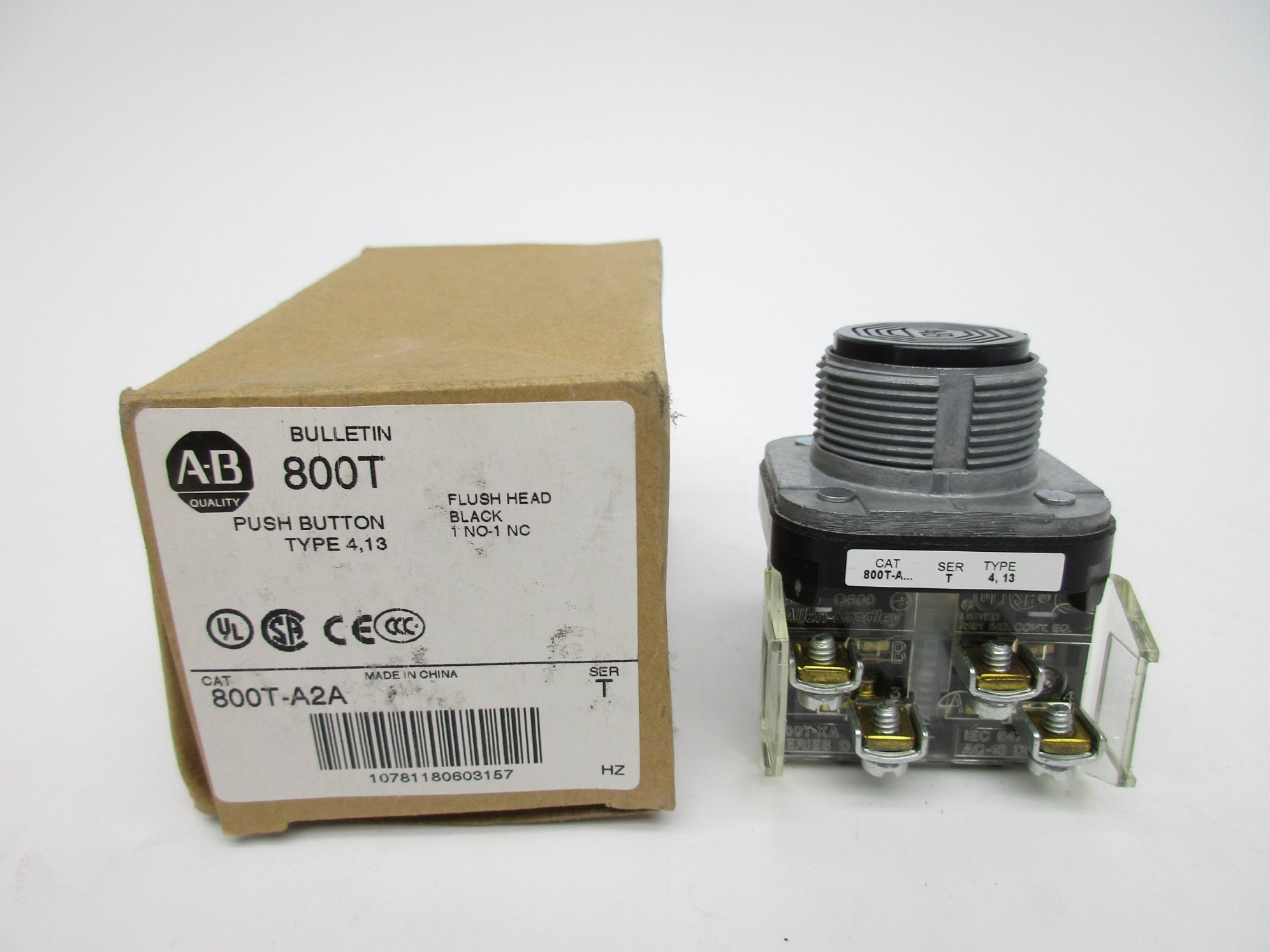 ALLEN BRADLEY 800T-A2A SER. T (BR/WH) NSMP