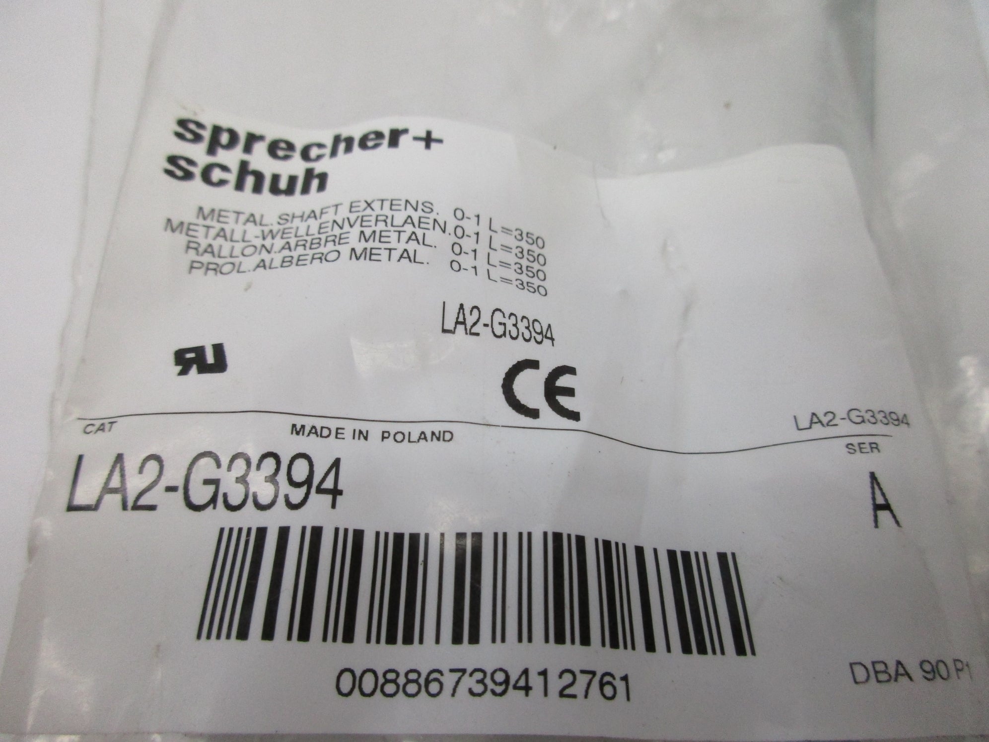 SPRECHER & SCHUH LA2-G3394 SER. A NSMP