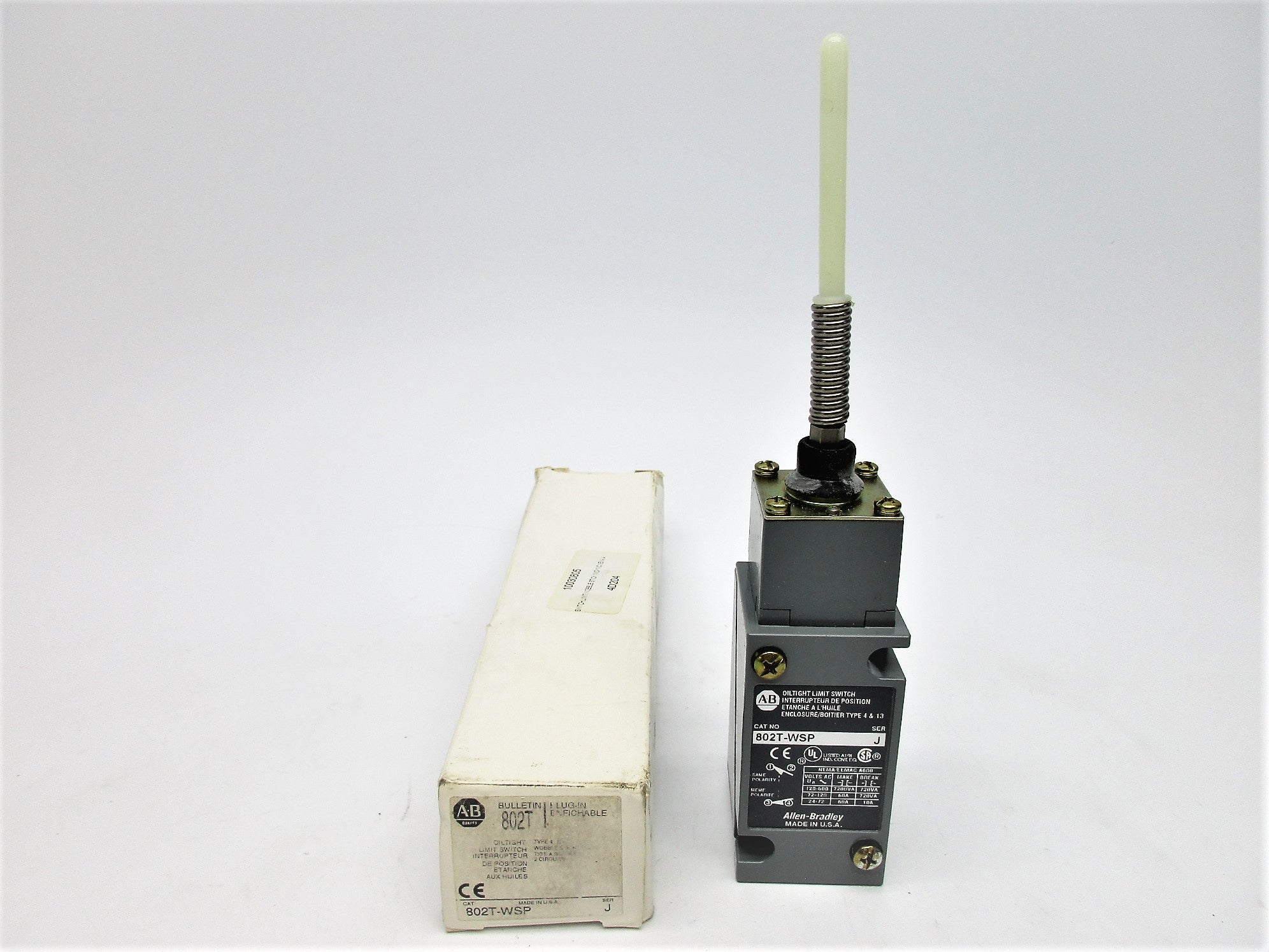 ALLEN BRADLEY 802T-WSP SER. J 600VAC 60A (WH) NSMP