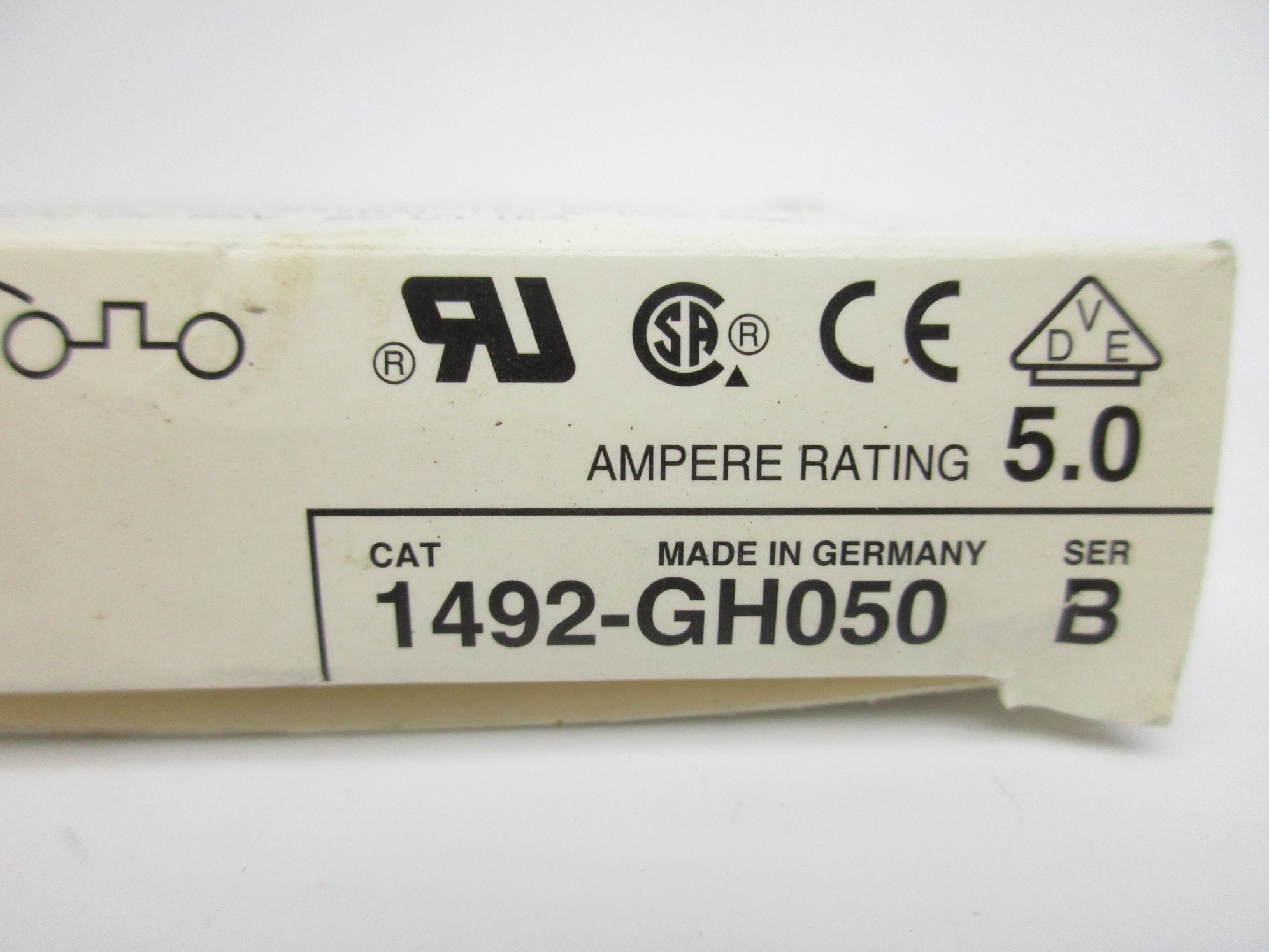 ALLEN BRADLEY 1492-GH050 SER. B 250VAC 5.00A NSMP