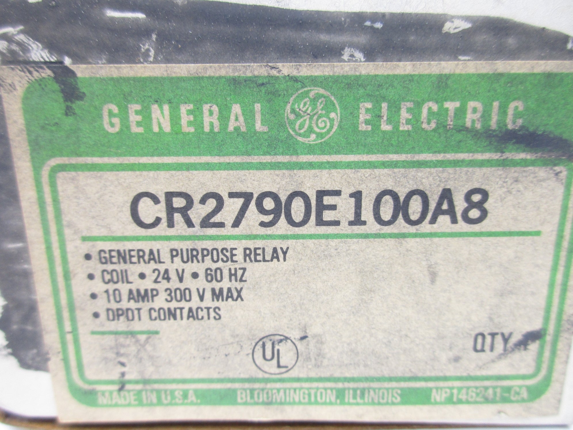 GENERAL ELECTRIC CR2790E100A8 10A 24V NSMP