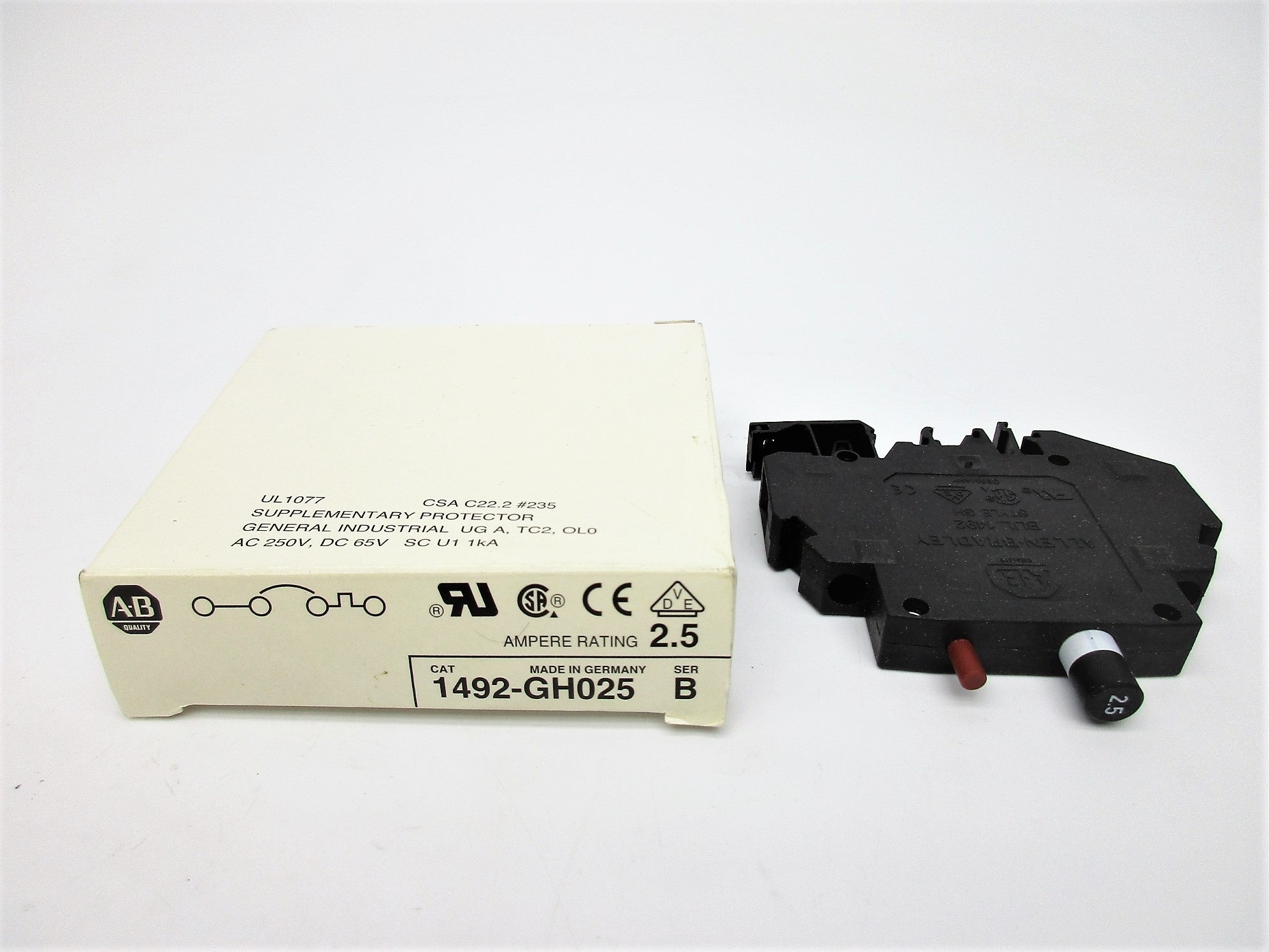 ALLEN BRADLEY 1492-GH025 SER. B NSMP