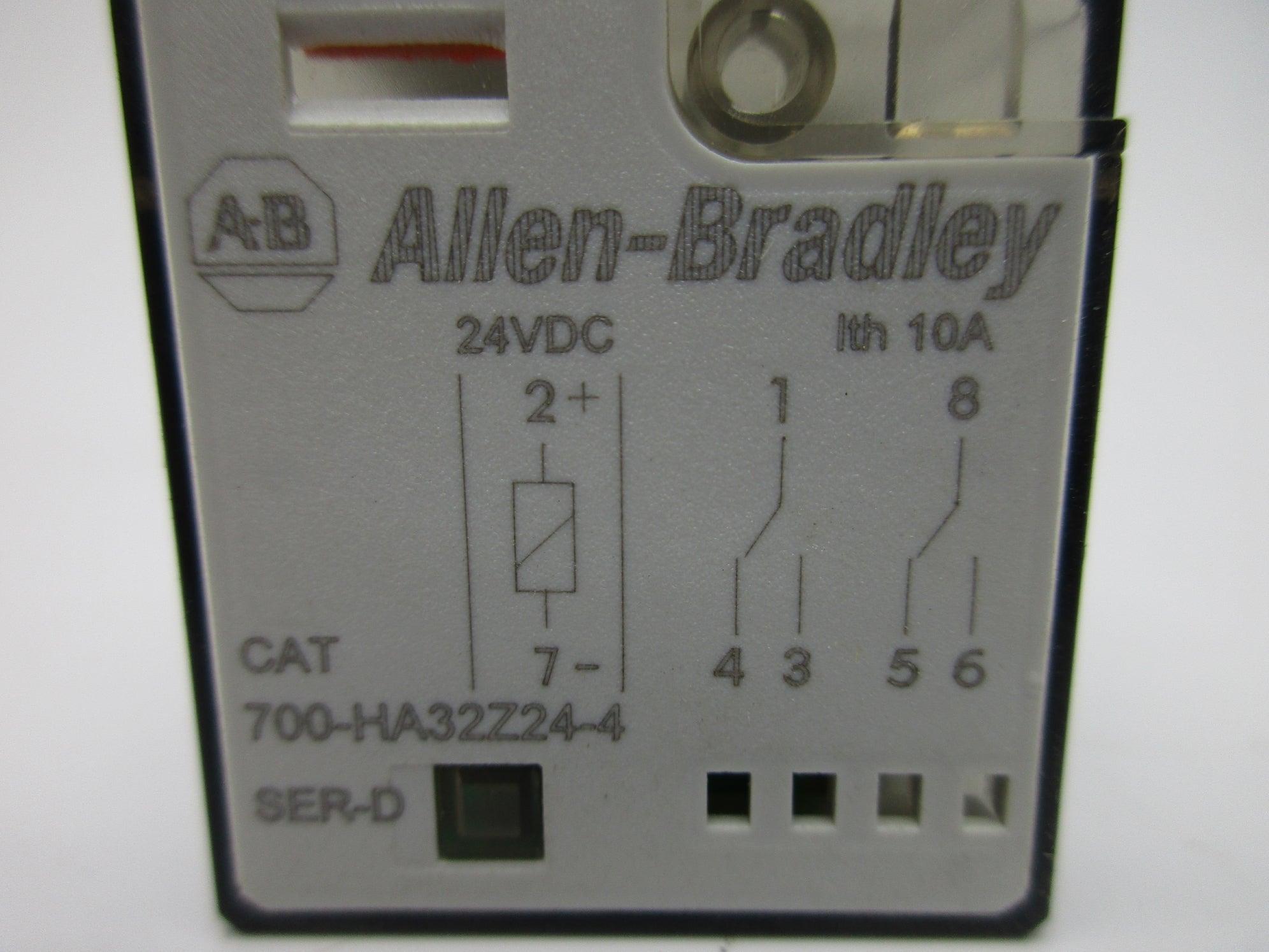 ALLEN BRADLEY 700-HA32Z24-4 SER. D 10A 24VDC NSNP
