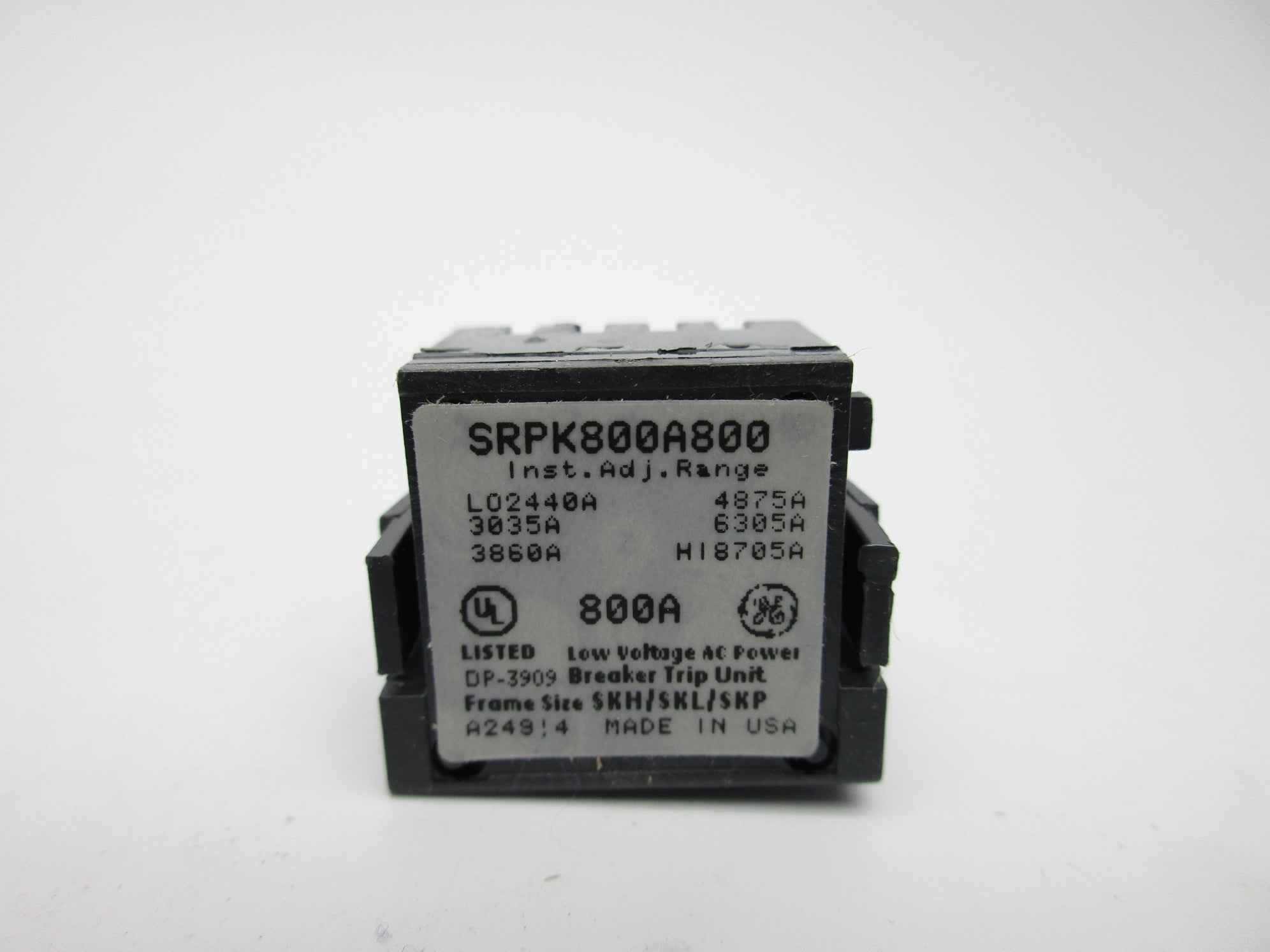 GENERAL ELECTRIC SRPK800A800 NSMP
