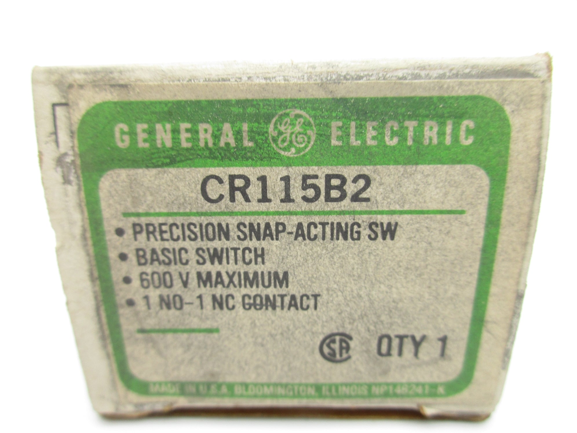 GENERAL ELECTRIC CR115B2 NSMP