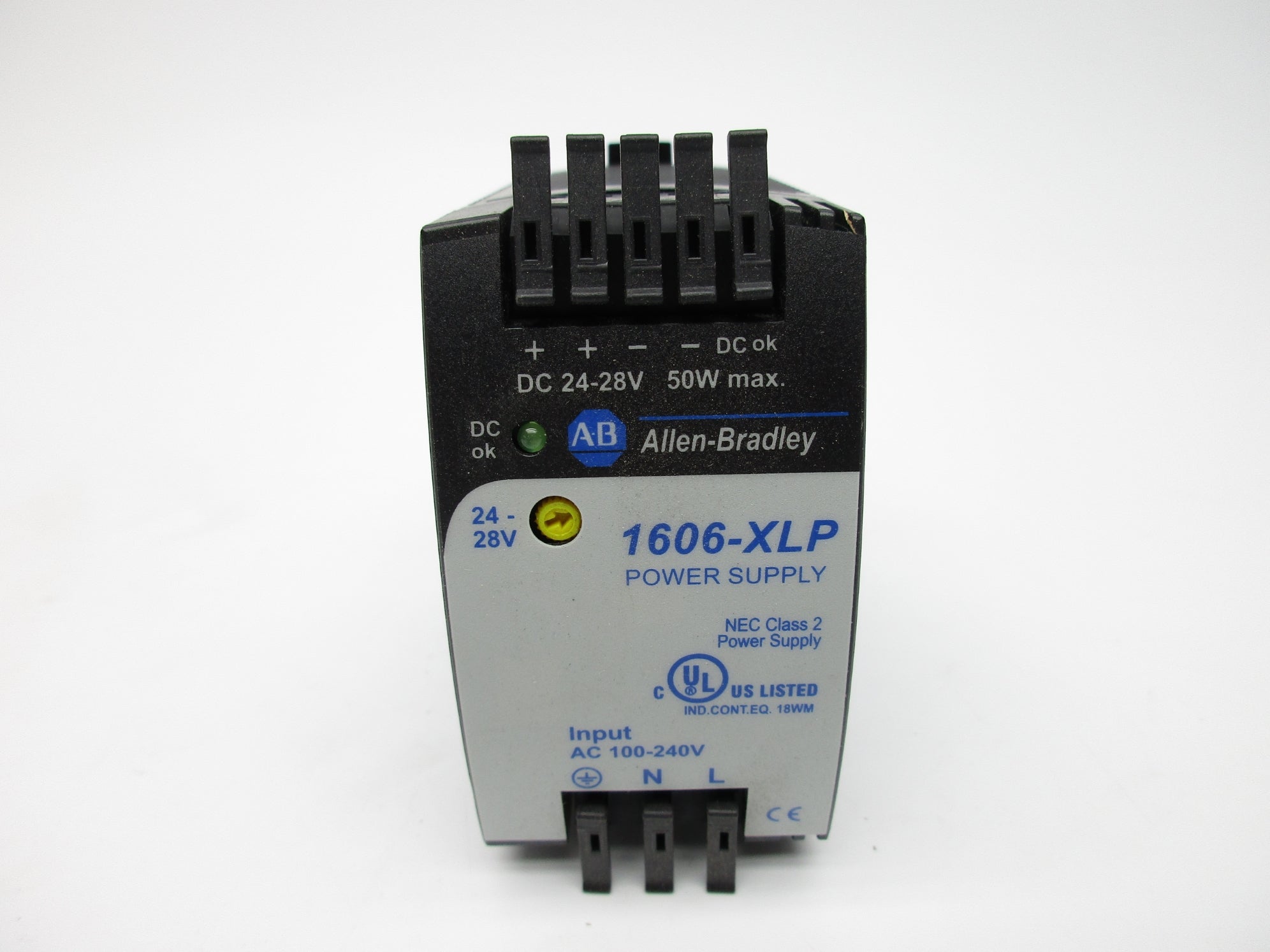 ALLEN BRADLEY 1606-XLP50E SER. A 100-240VAC 1.0A (WH) NSMP