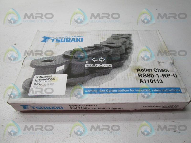 TSUBAKI RS80-1-RP-U * FACTORY SEALED *