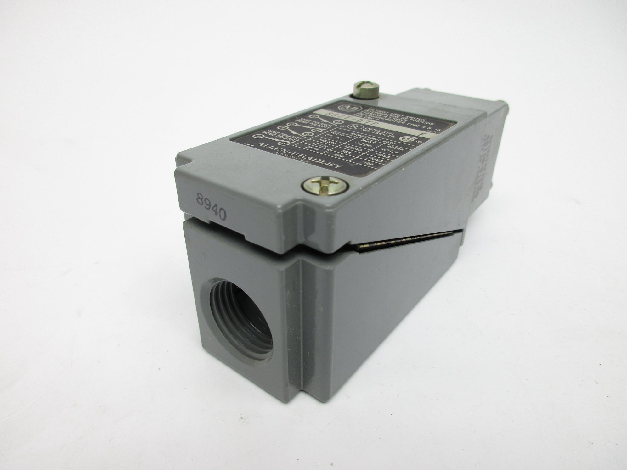 ALLEN BRADLEY 802T-DTP SER. F NSNP