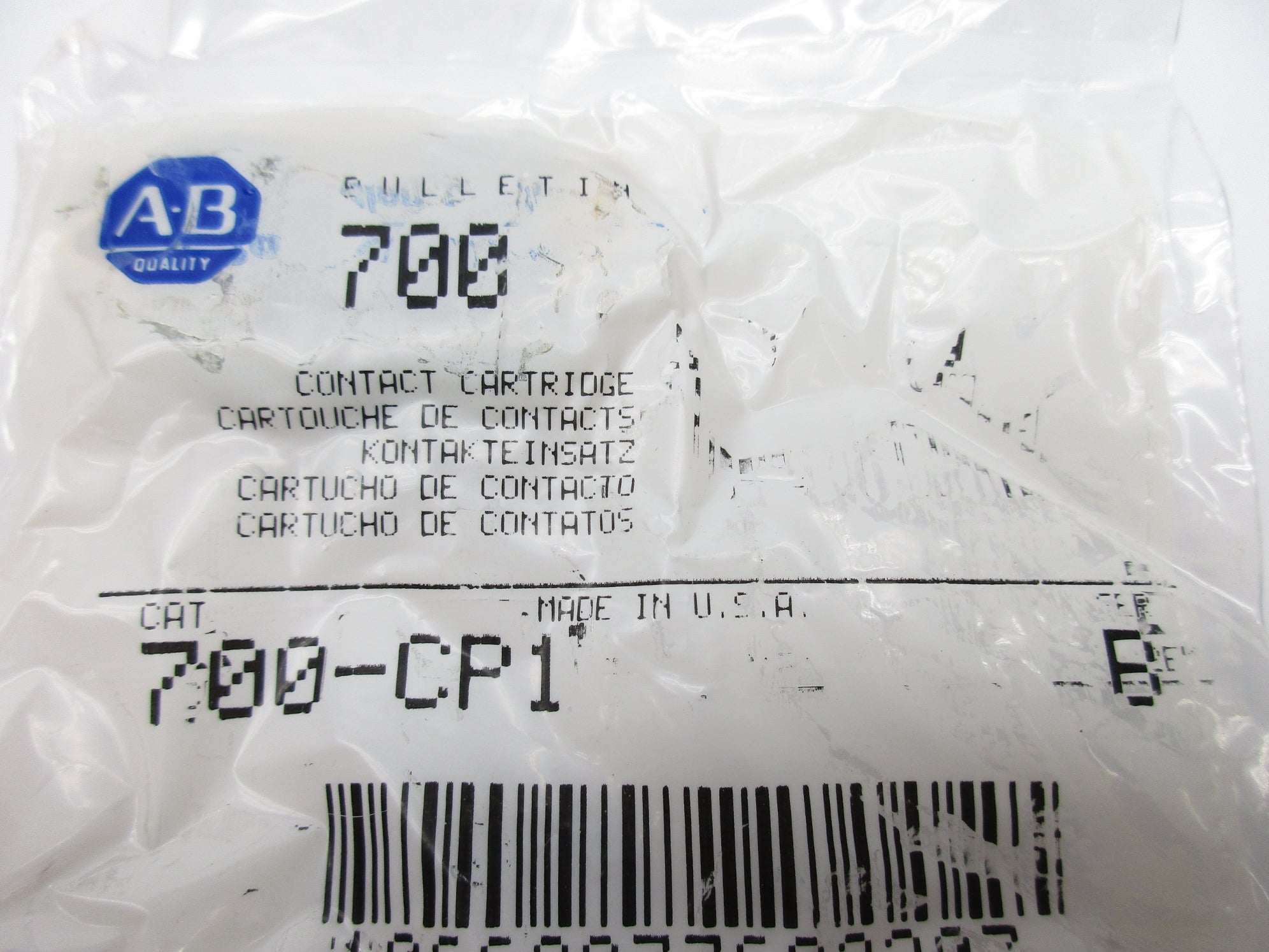 ALLEN BRADLEY 700-CP1 SER. B NSMP
