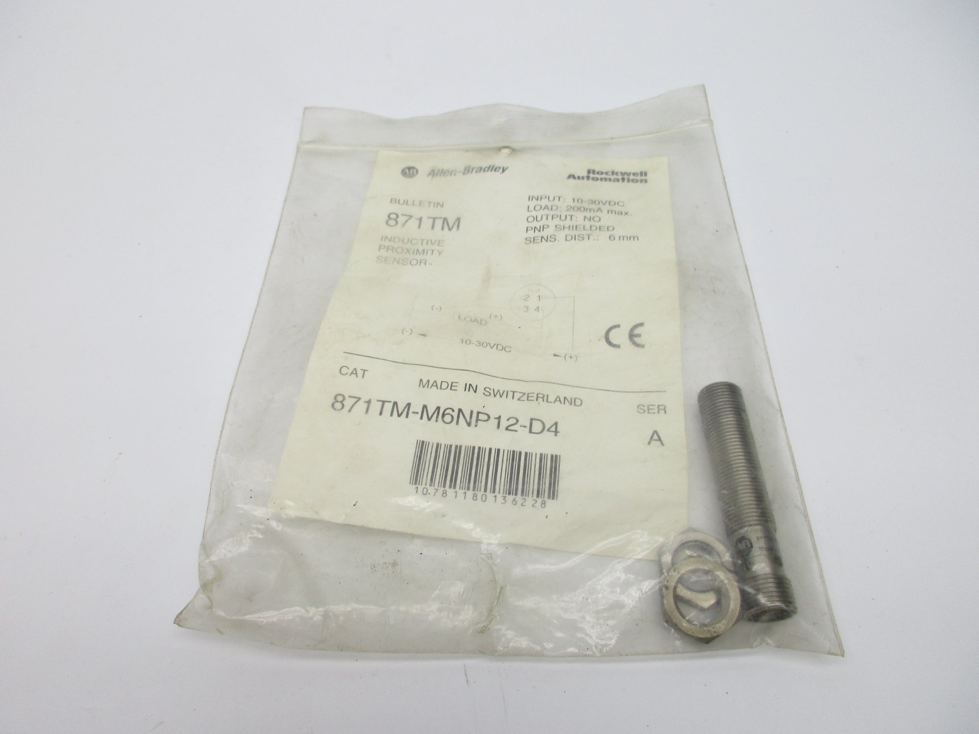 ALLEN BRADLEY 871TM-M6NP12-D4 SER. A NSMP