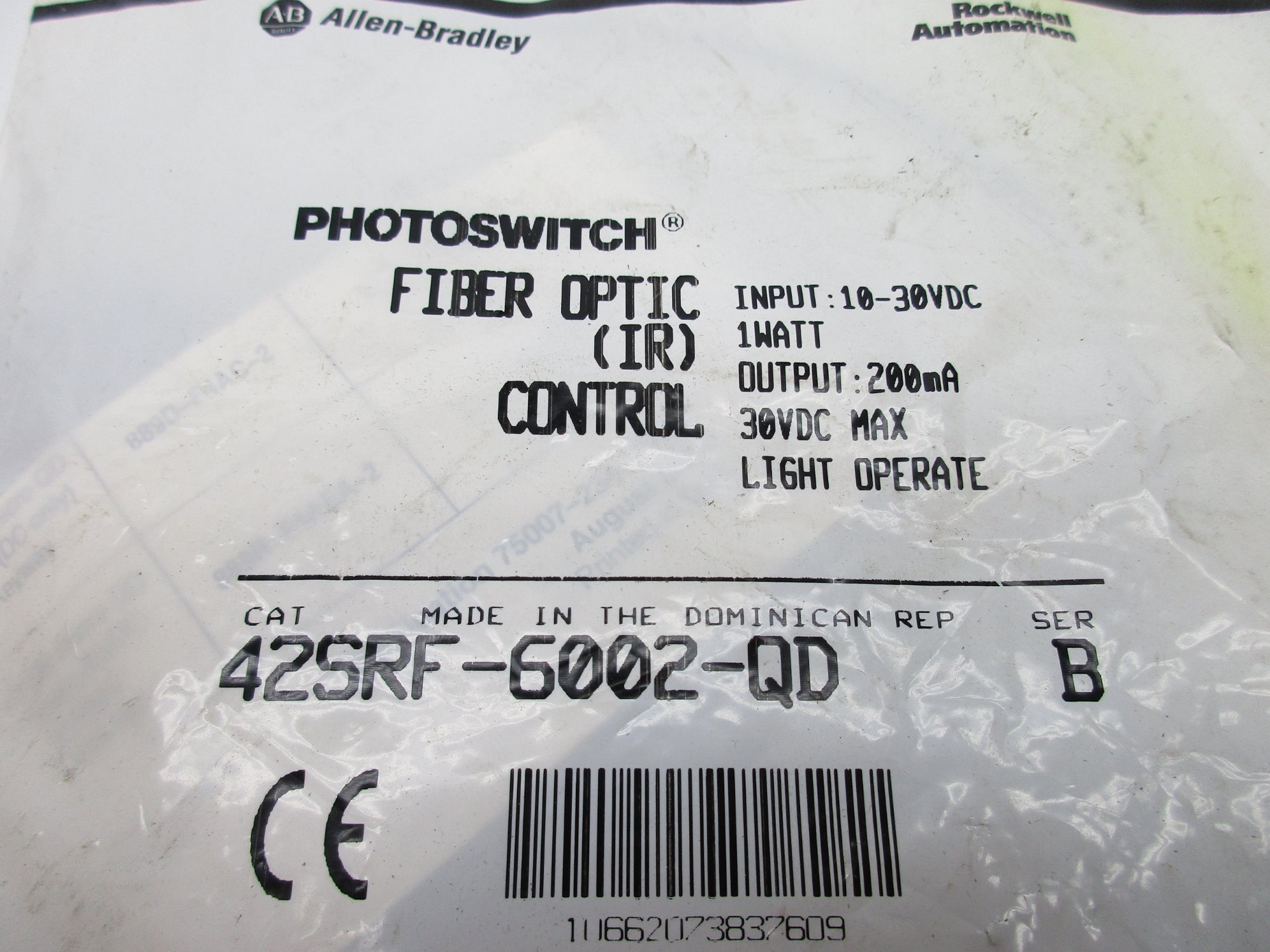 ALLEN BRADLEY 42SRF-6002-QD SER. B NSMP