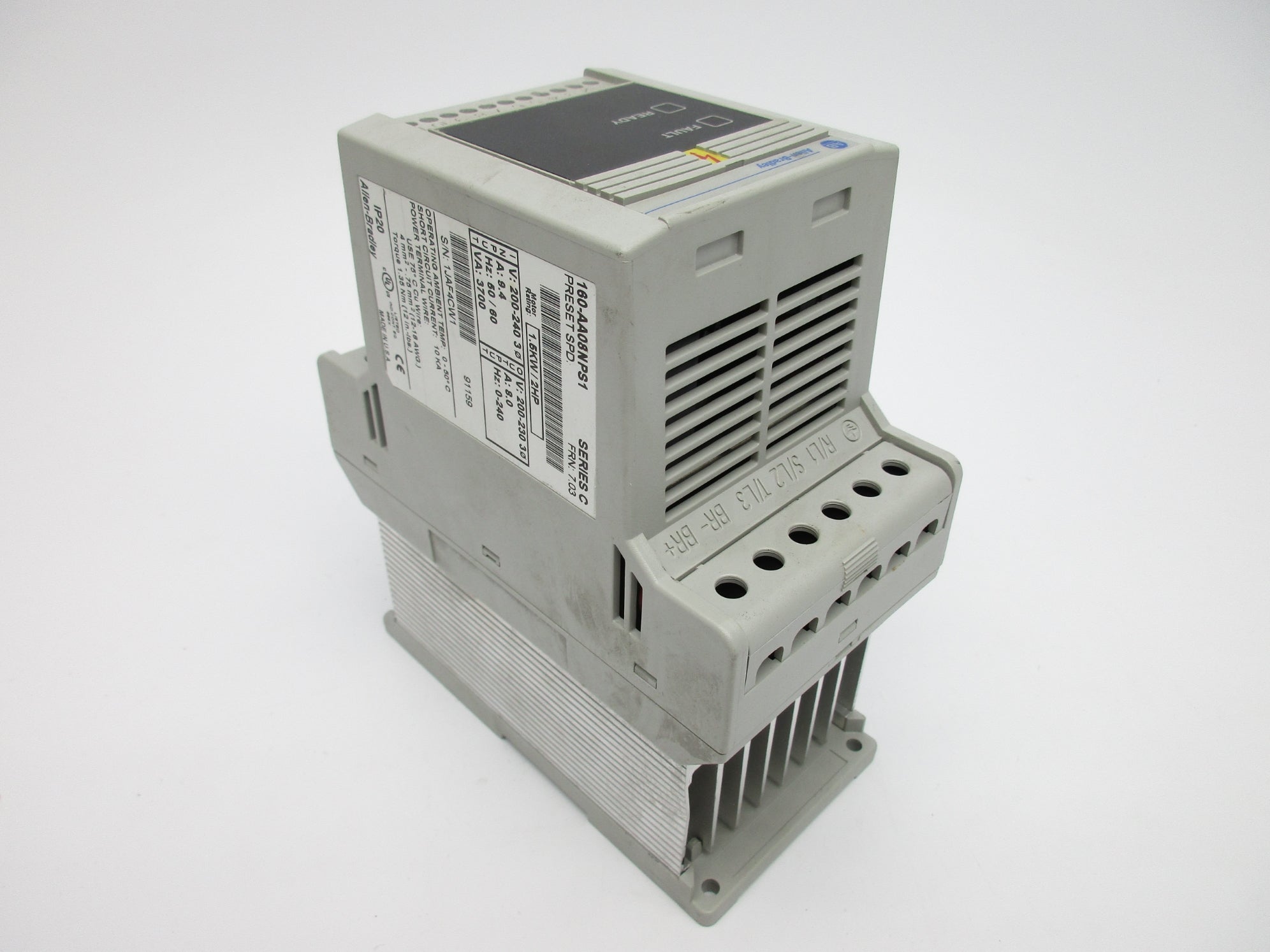 ALLEN BRADLEY 160-AA08NPS1 SER. C F/W 7.03  NSNP